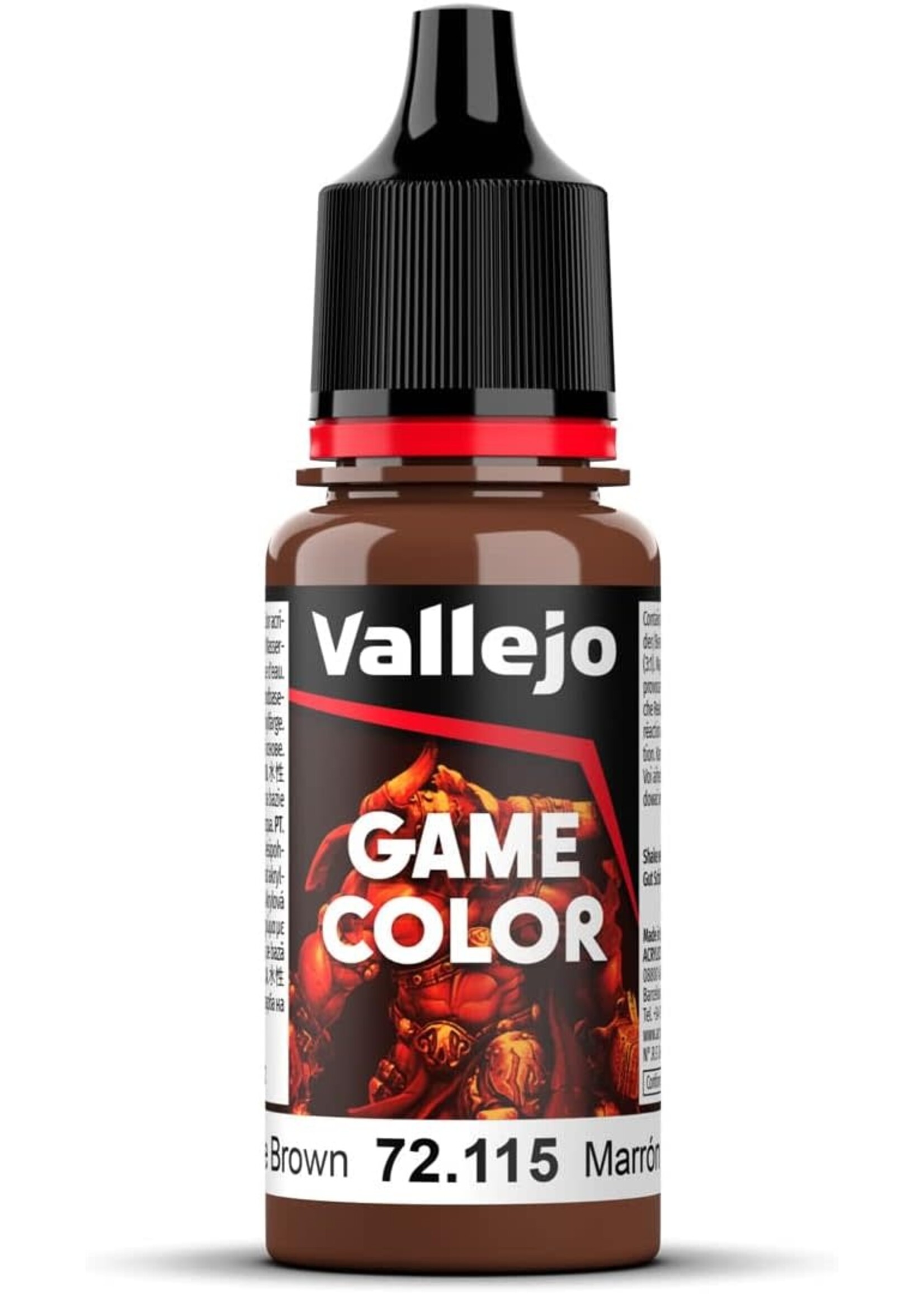 Vallejo 067VAL72115 Game Color Grunge Brown (17ml)