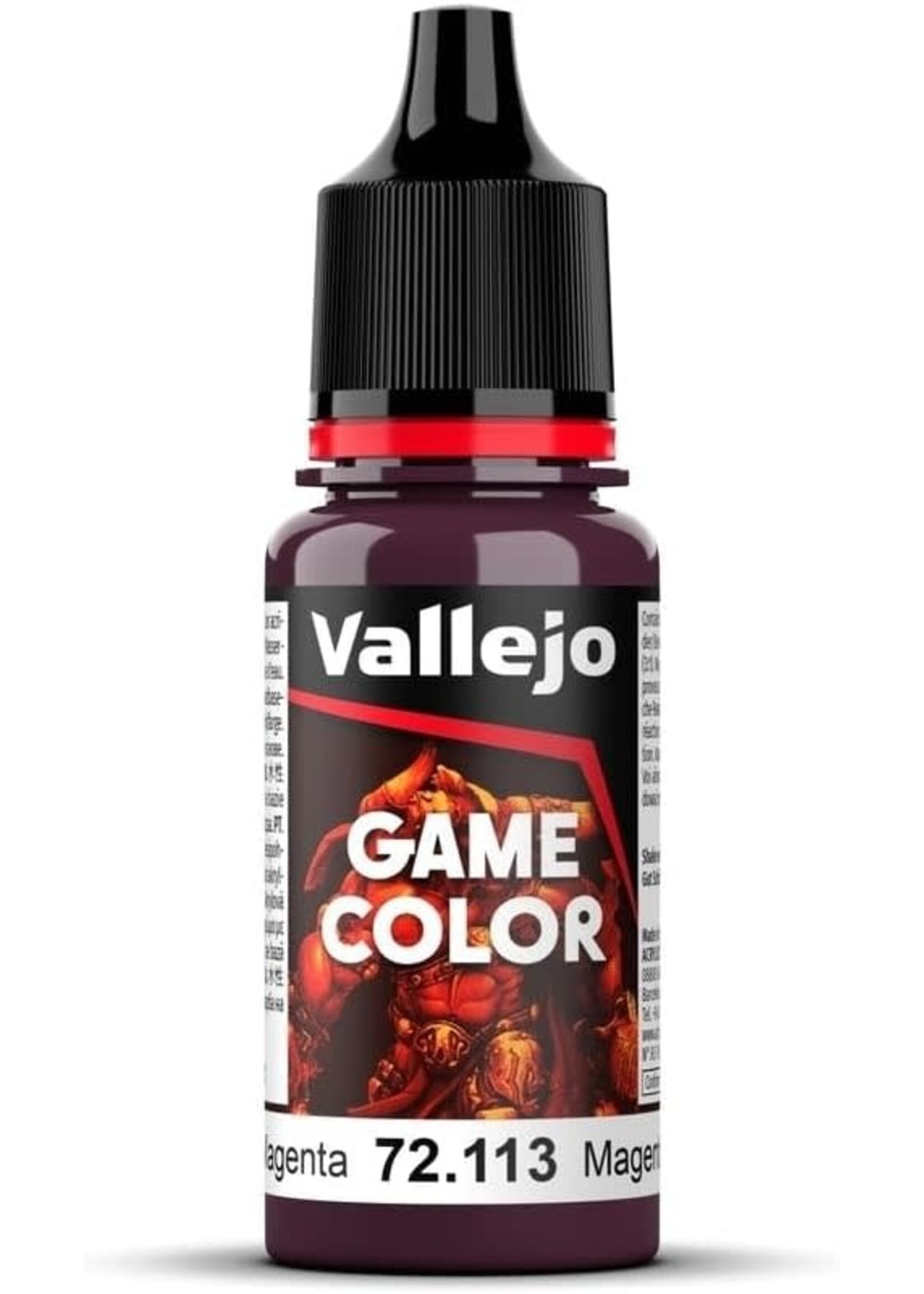 Vallejo 028VAL72113 Game Color Deep Magenta (17ml)