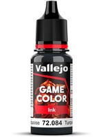 Vallejo 116VAL72084 Game Color Ink Dark Turquoise (17ml)