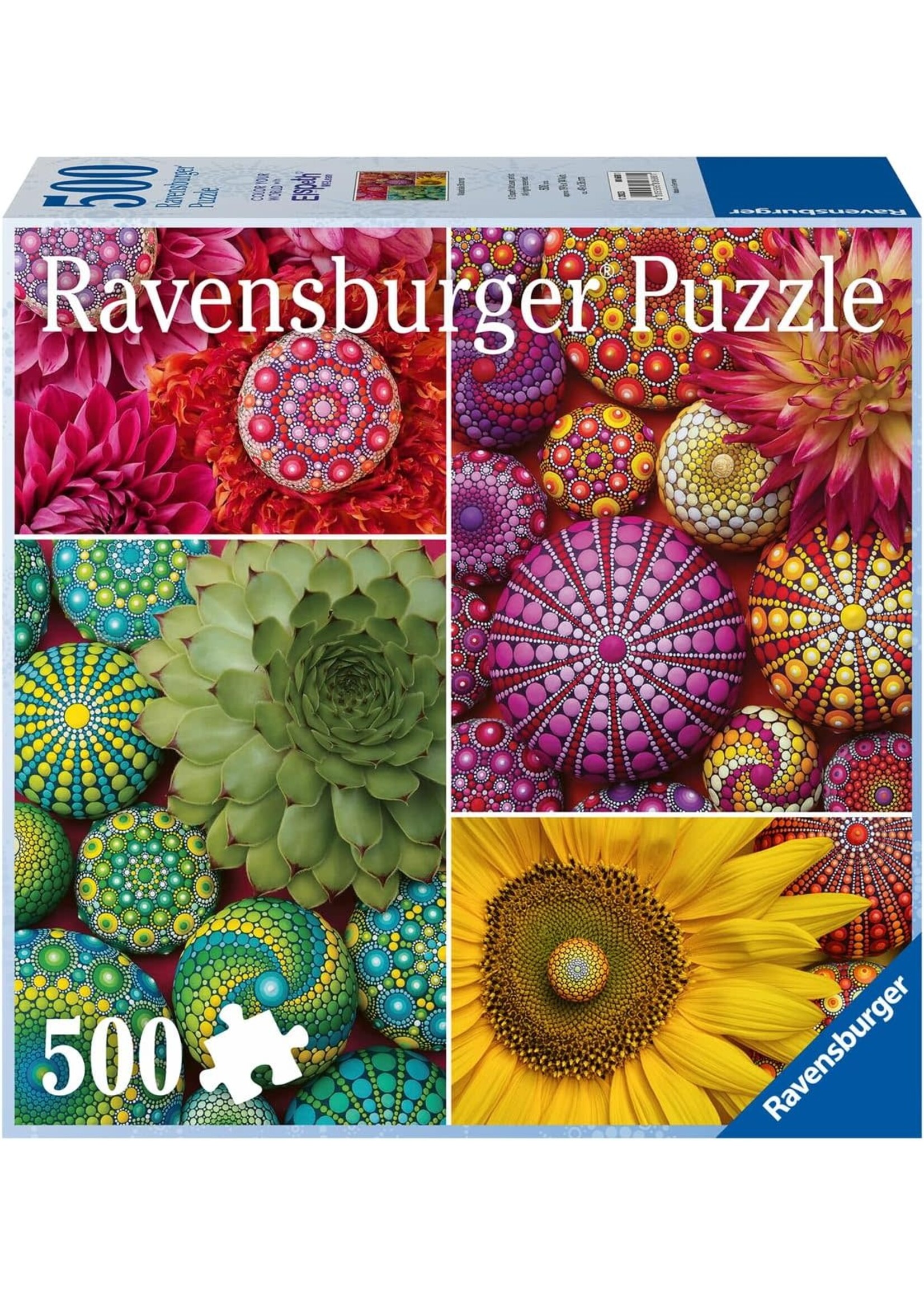 Ravensburger RAV80688 Mandala Blooms (Puzzle500)
