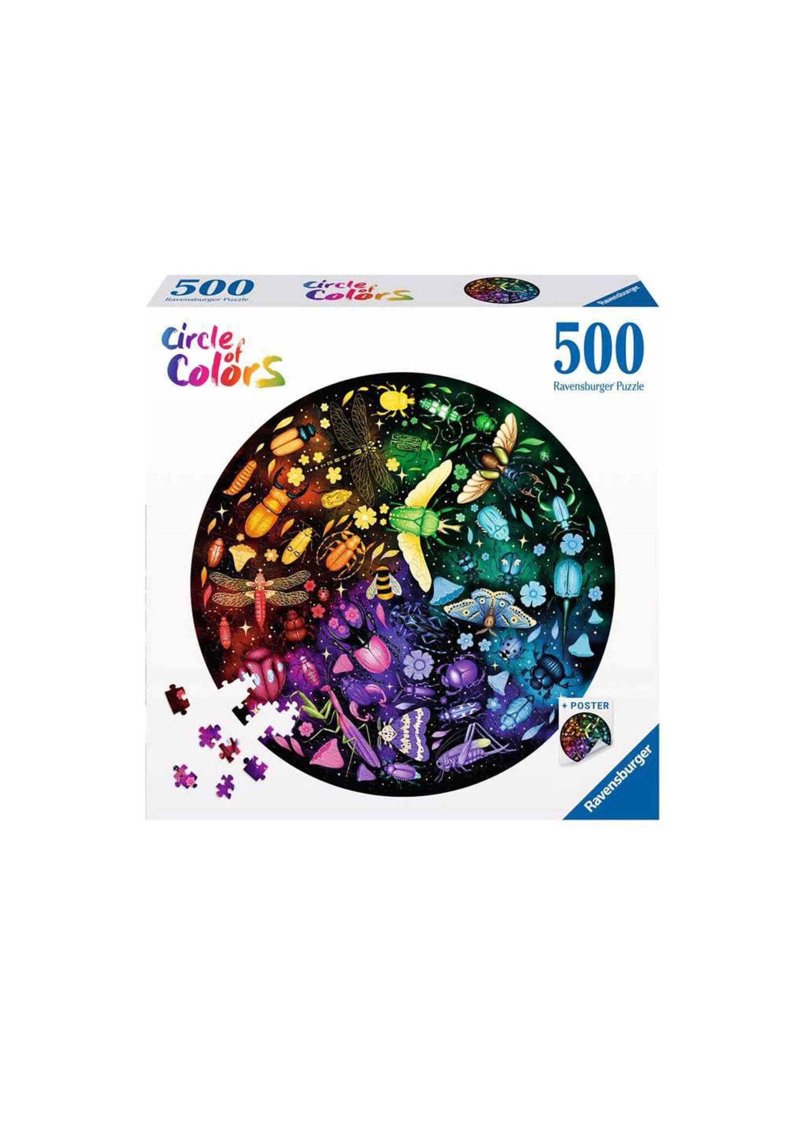Ravensburger RAV12000820 Circle of Colors Insects (Puzzle500)
