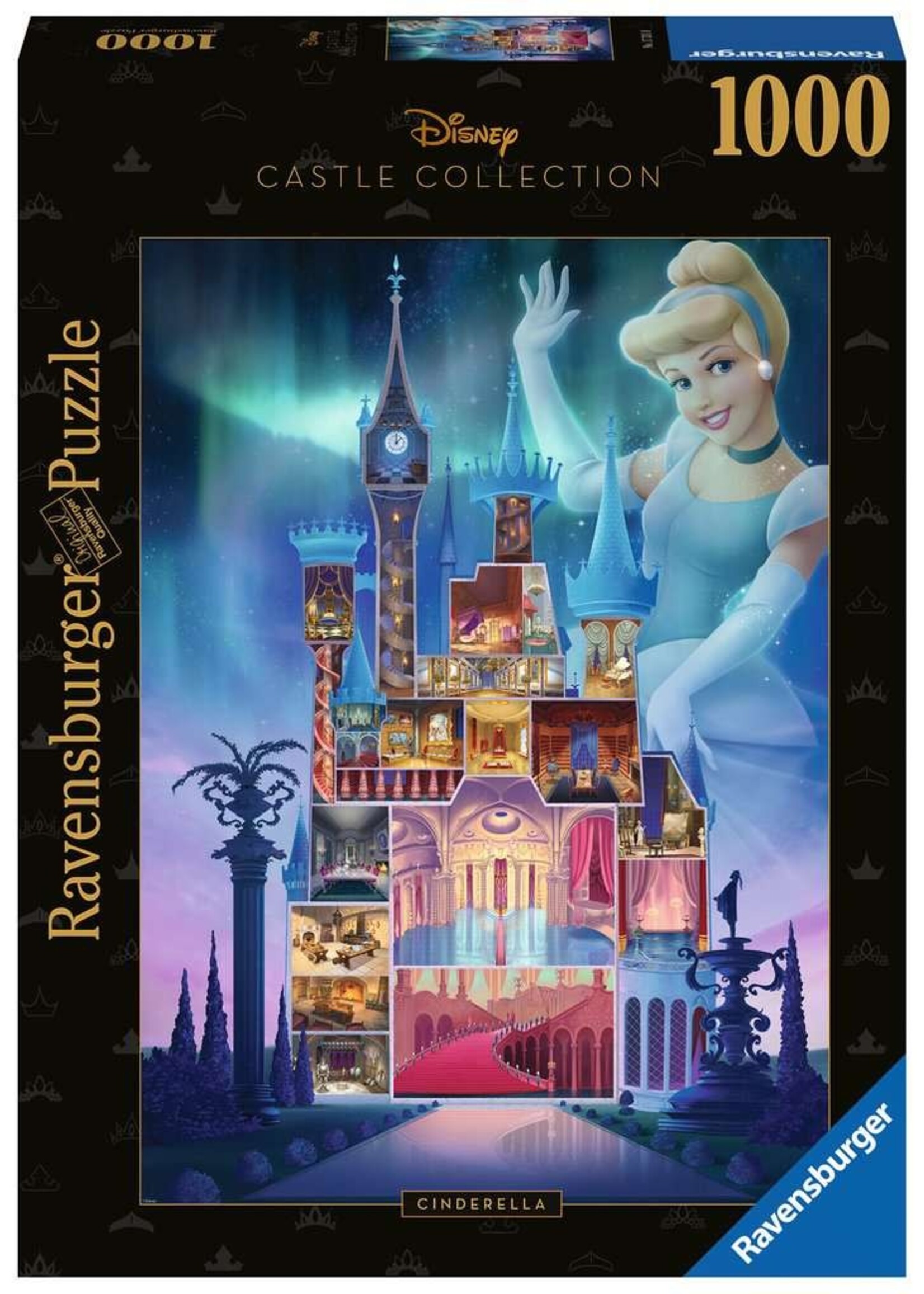 Ravensburger RAV12000259 Disney Castles Cinderella (Puzzle1000)