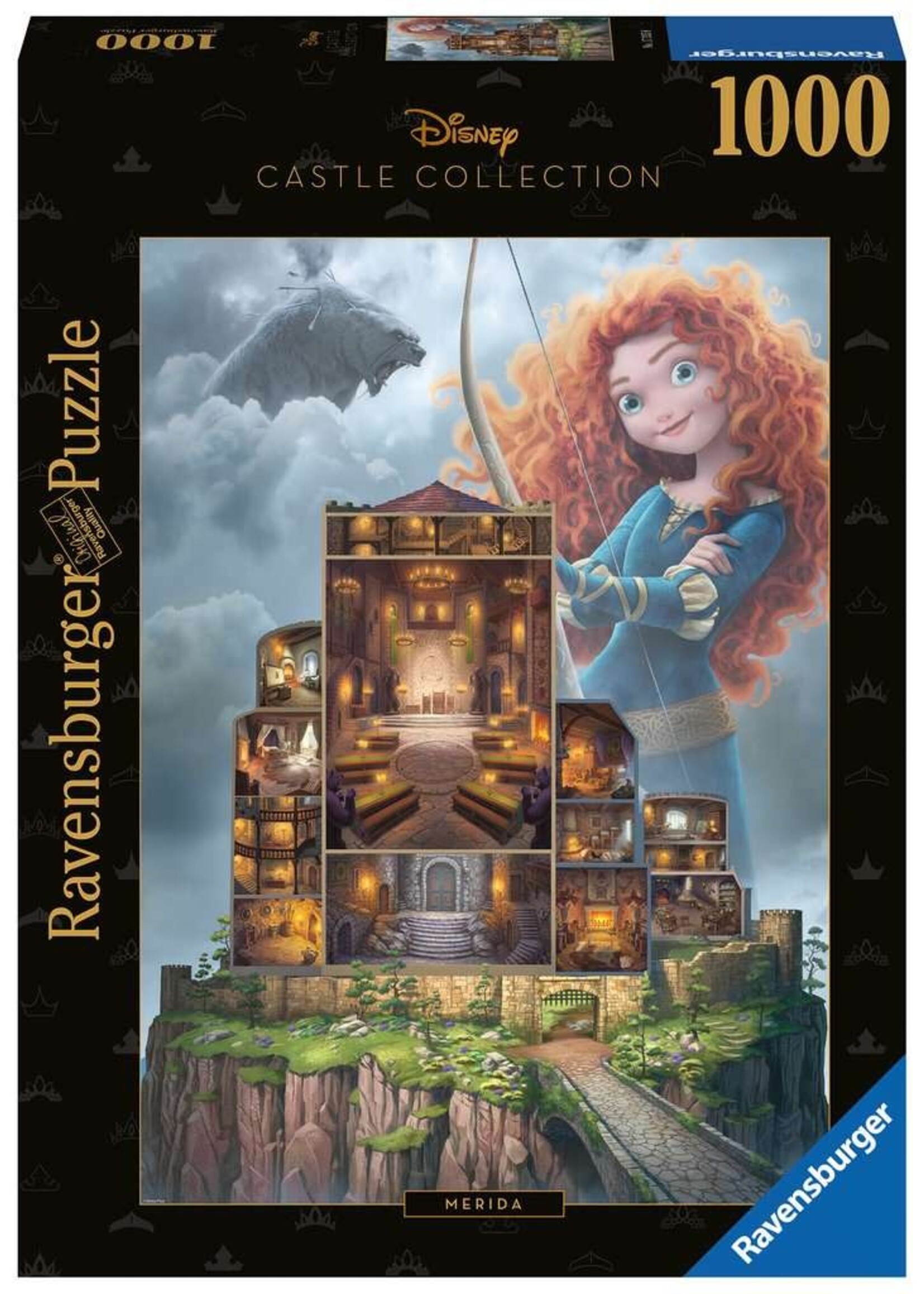 Ravensburger RAV12000263 Disney Castles Merida (Puzzle1000)