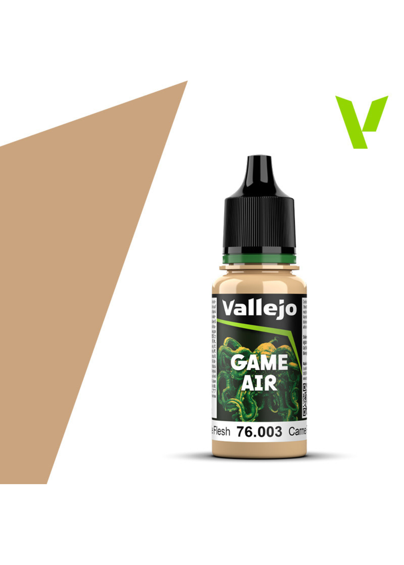 Vallejo 203VAL76003 Game Air Pale Flesh (17ml)