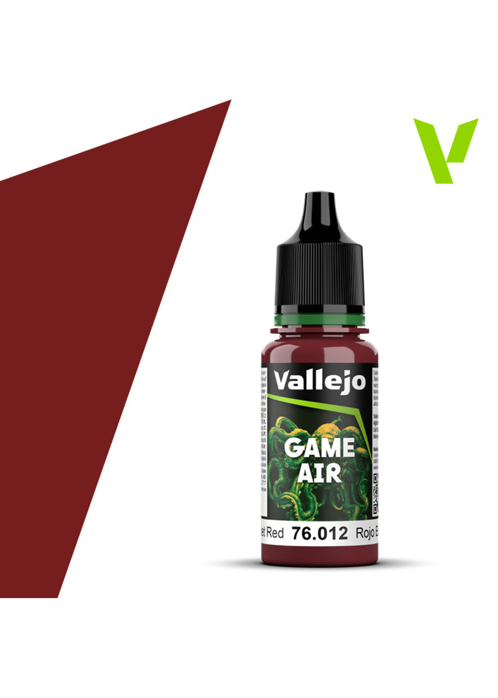 Vallejo 214VAL76012 Game Air Scarlett Red (17ml)