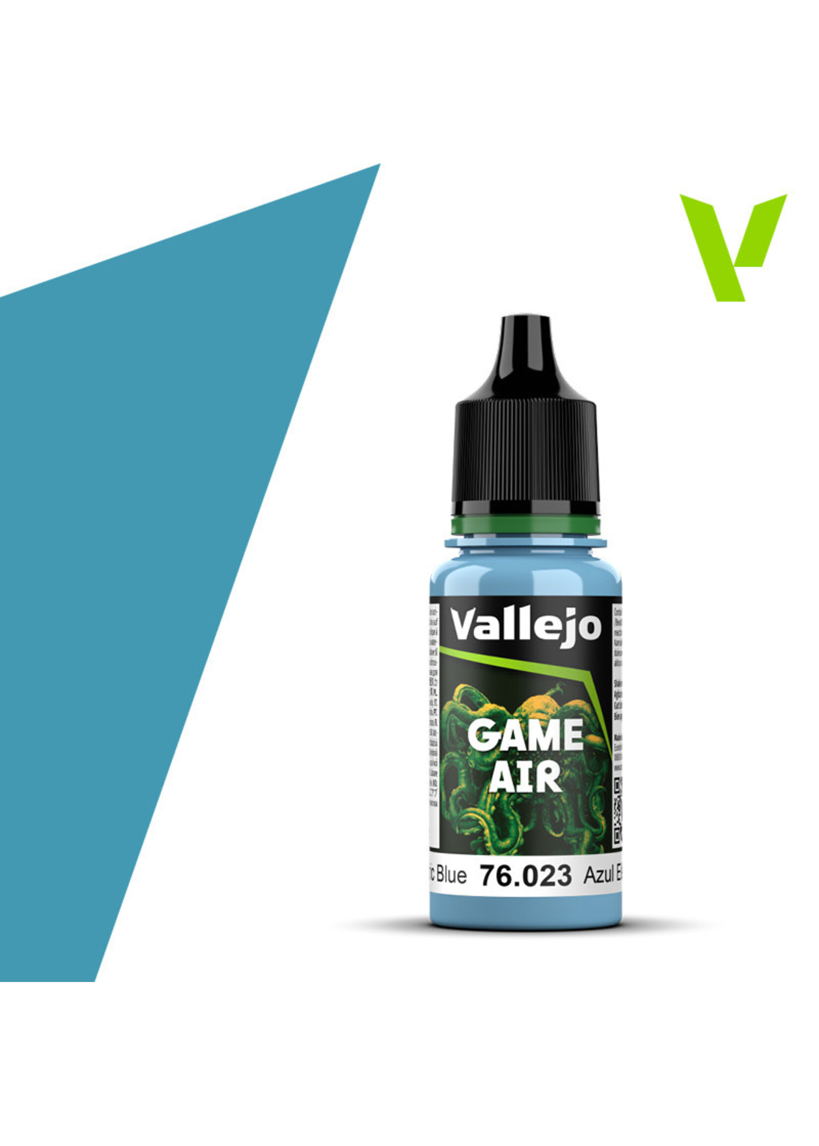 Vallejo 225VAL76023 Game Air Electric Blue (17ml)