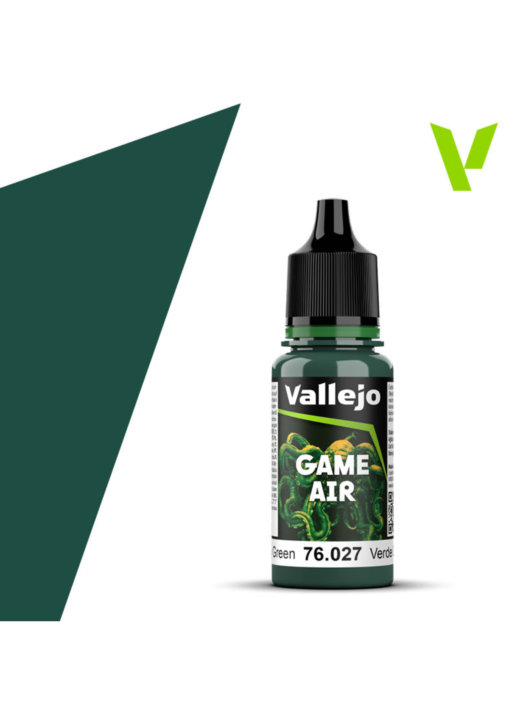 Vallejo 2323VAL76027 Game Air Scurvy Green (17ml)