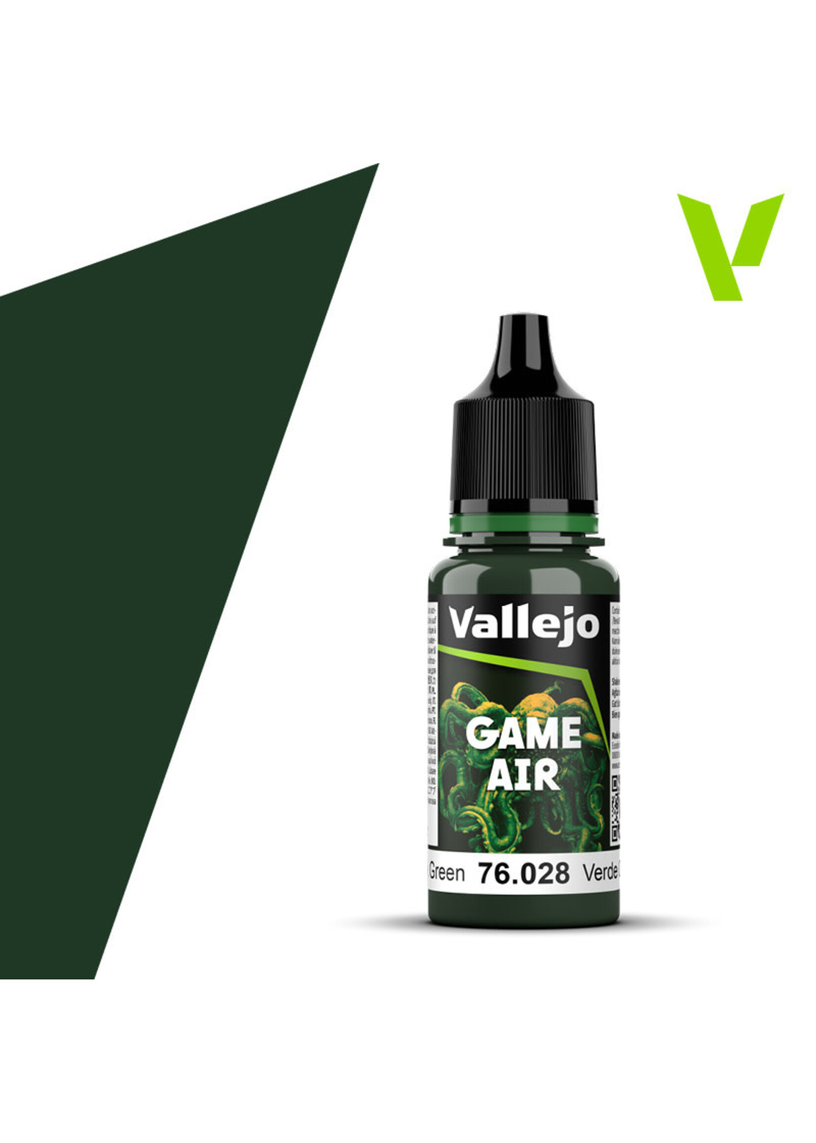 Vallejo 236VAL76028 Game Air Dark Green (17ml)