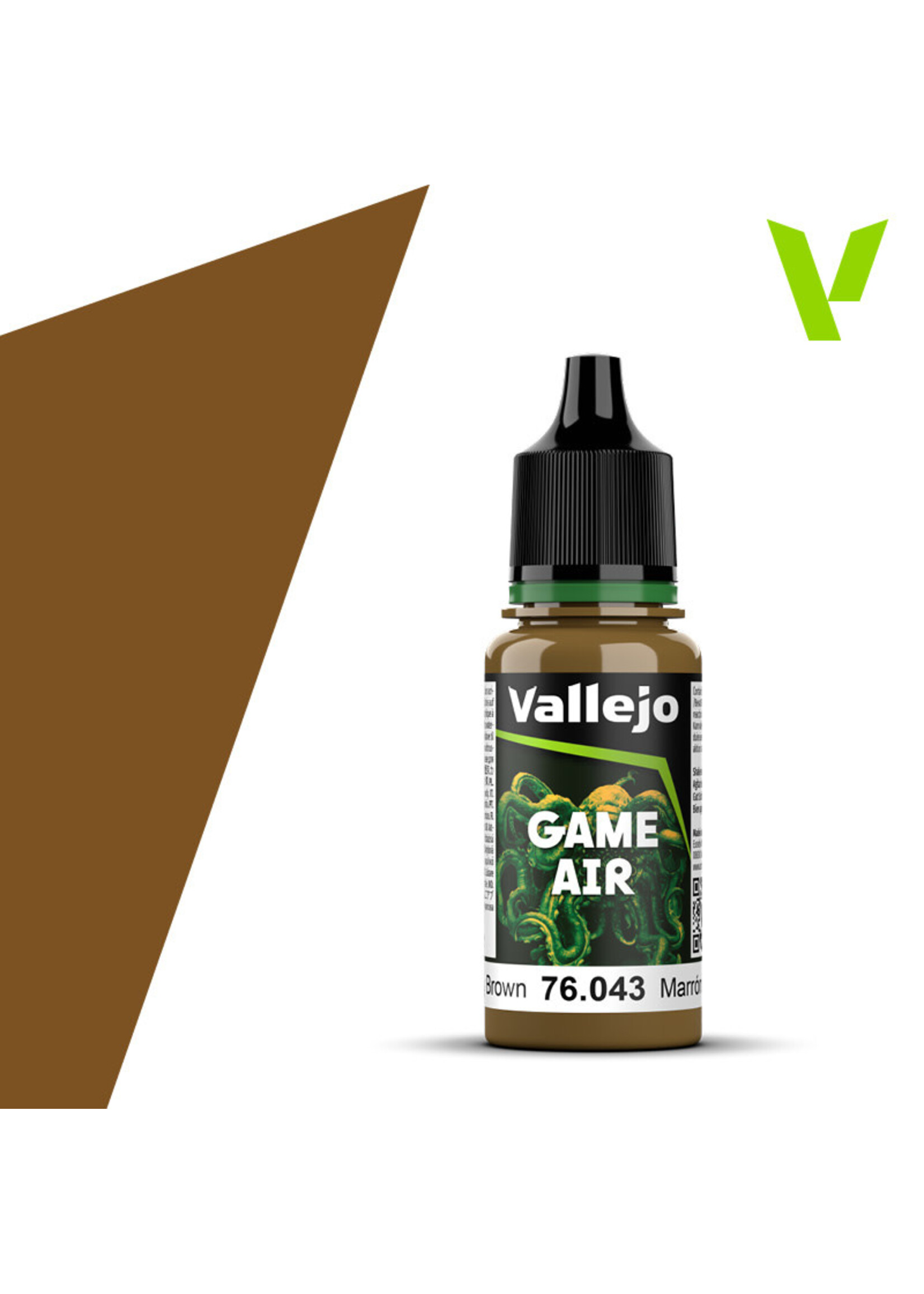 Vallejo 243VAL76043 Game Air Beasty Brown (17ml)