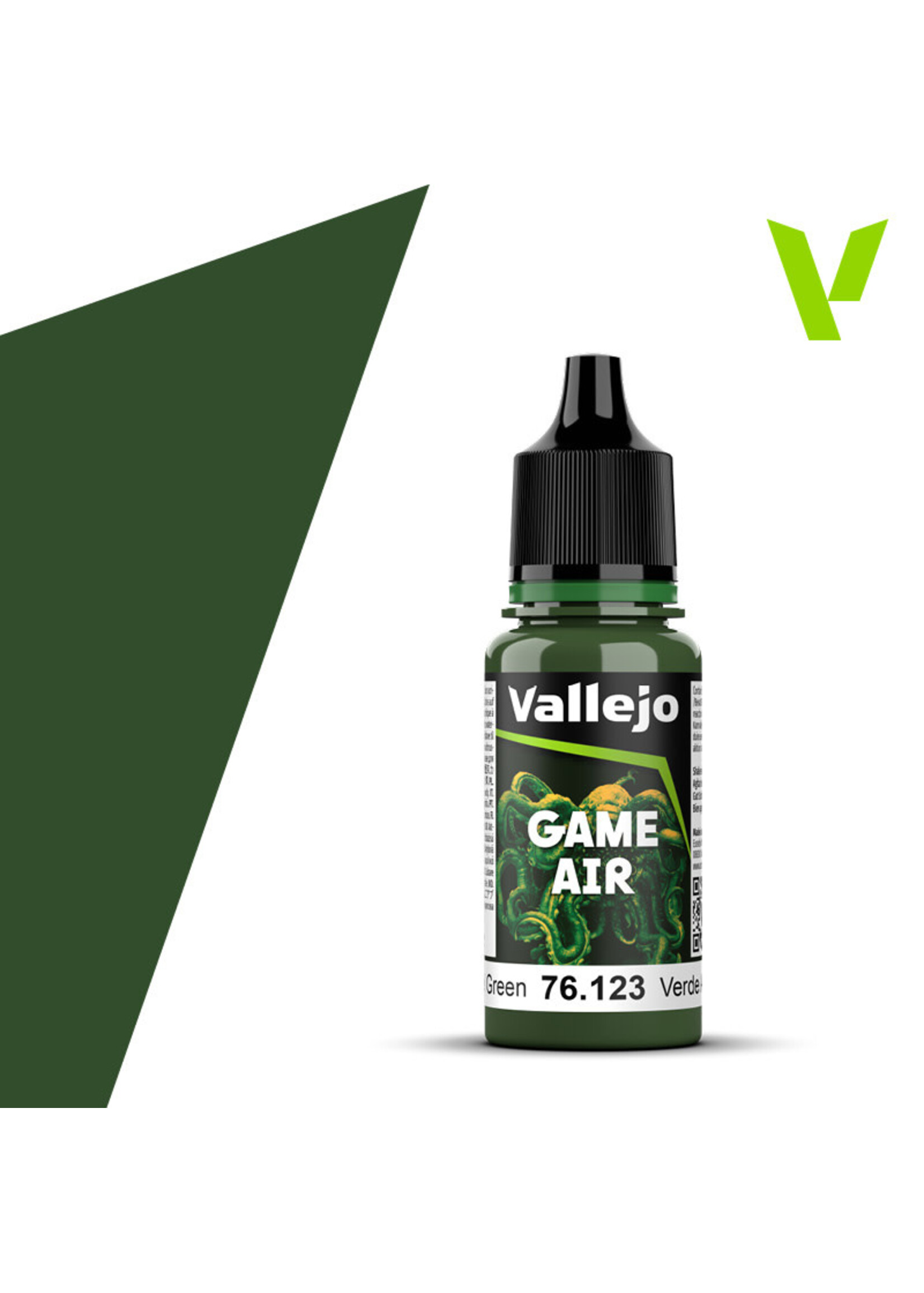 Vallejo 235VAL76123 Game Air Angel Green (17ml)