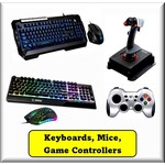 Keyboards, Mice, Mouse Pads & Game Controllers