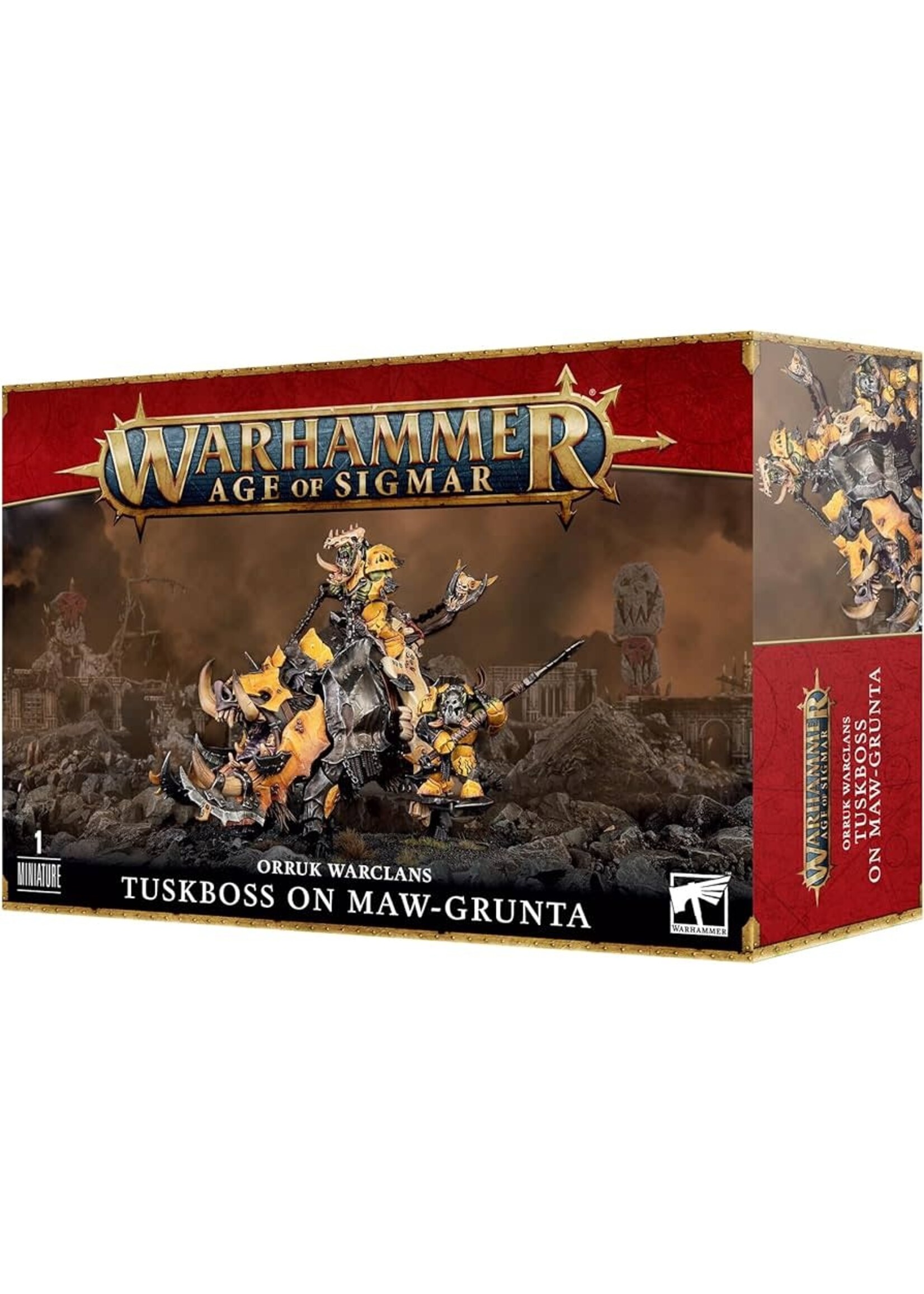 AoS Orruk Warclans Tuskboss on MawGrunta