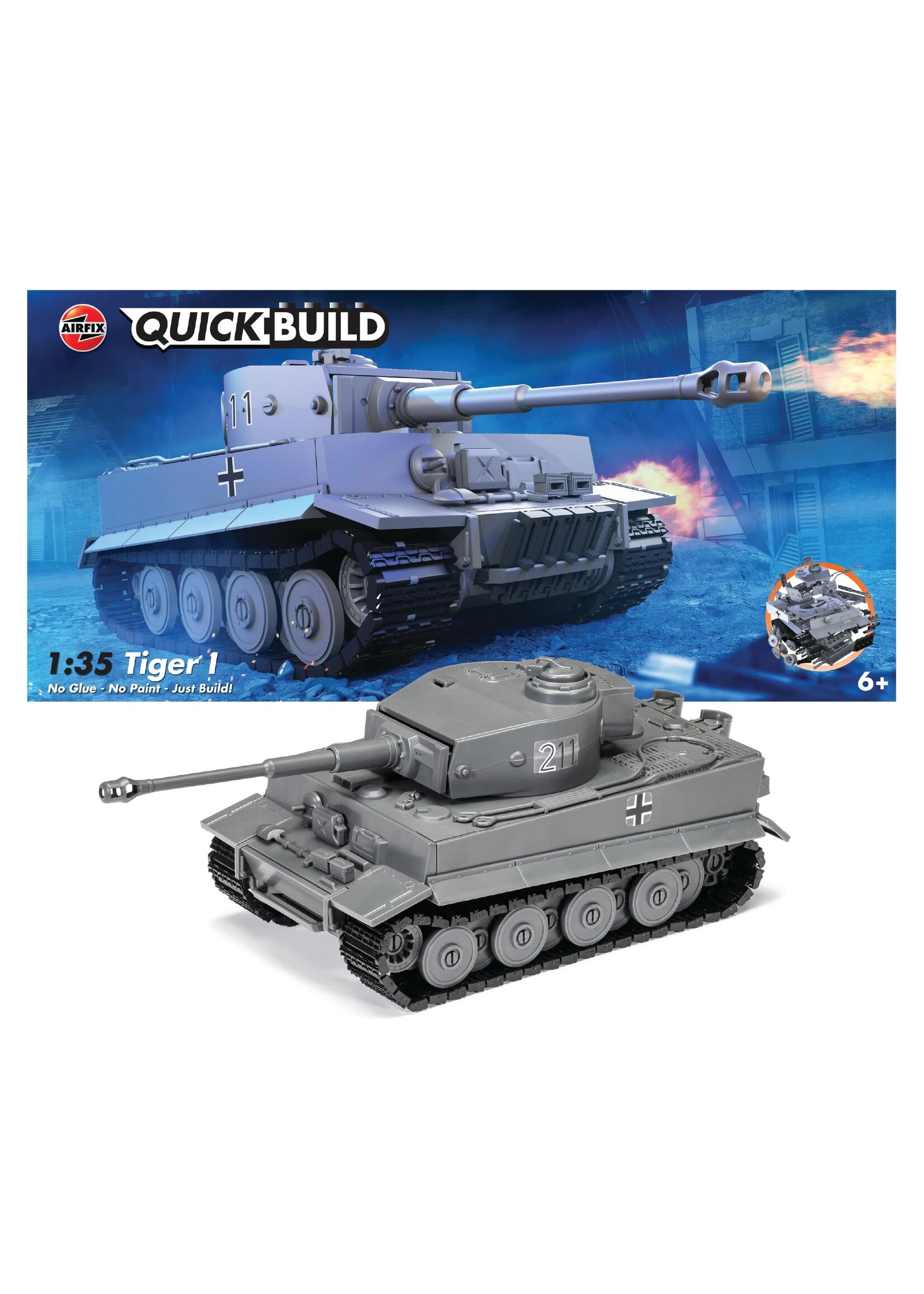 Airfix AIRJ6041 Tiger I Quickbuild