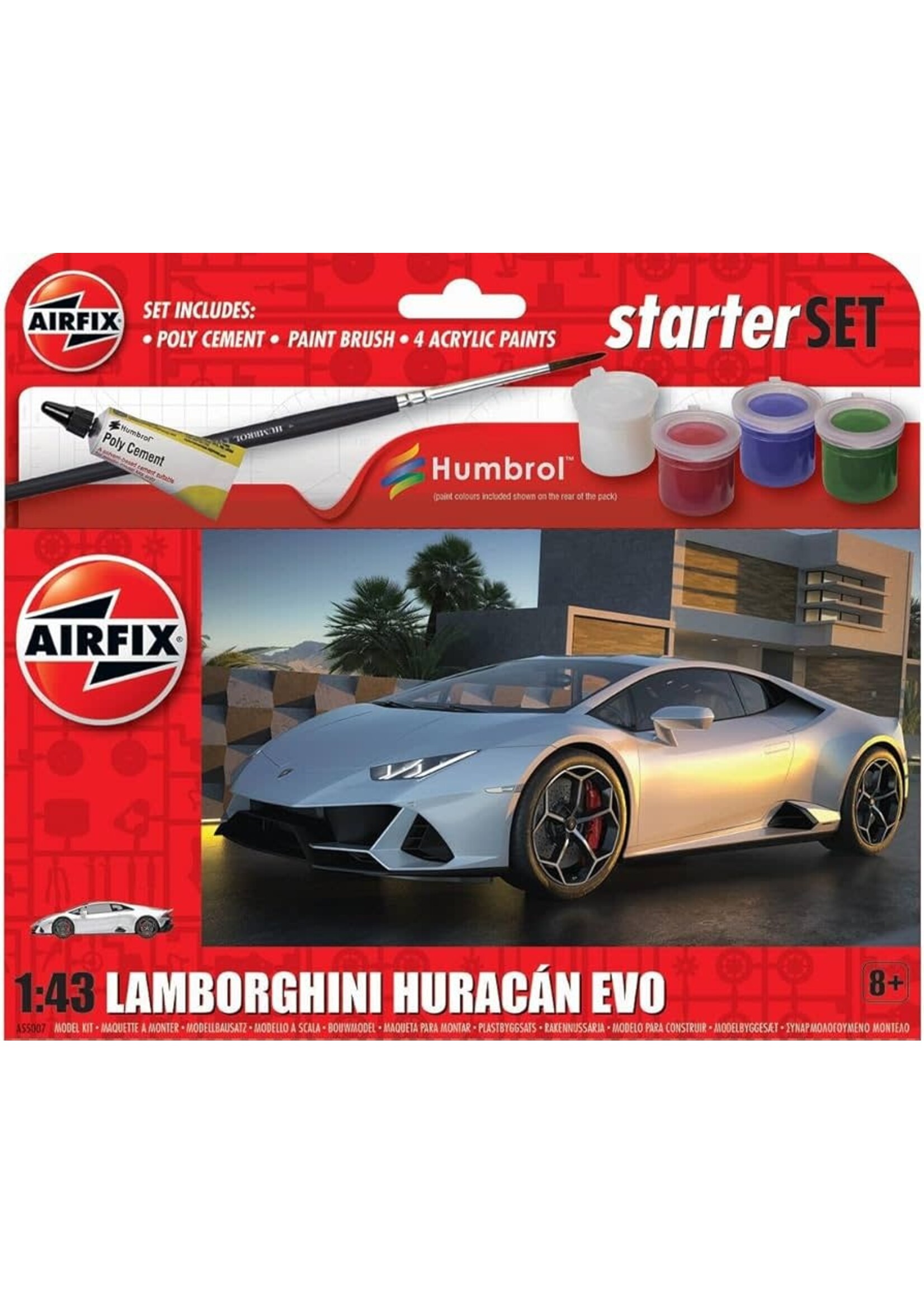 Airfix AIR55007 Lamborghini Huracan EVO Starter Set (1/43)