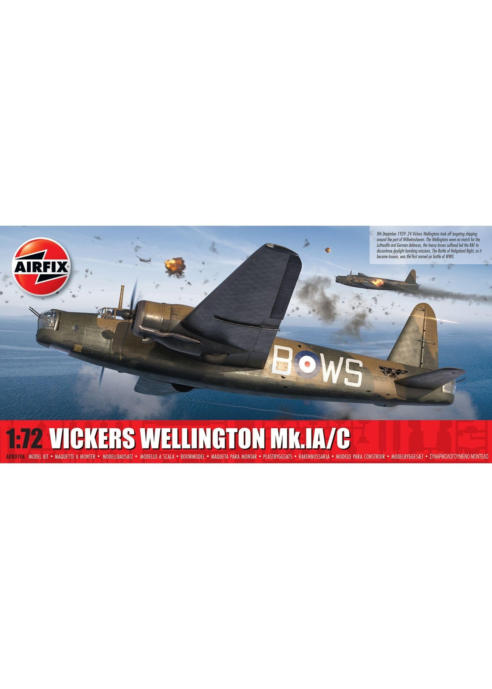 Airfix AIR08019A Vickers Wellington Mk.IA/C (1/72)