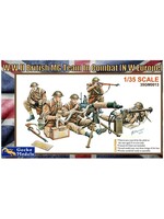 Gecko ***GEK35GM0013 WWII British MG Team in Combat (1/35)