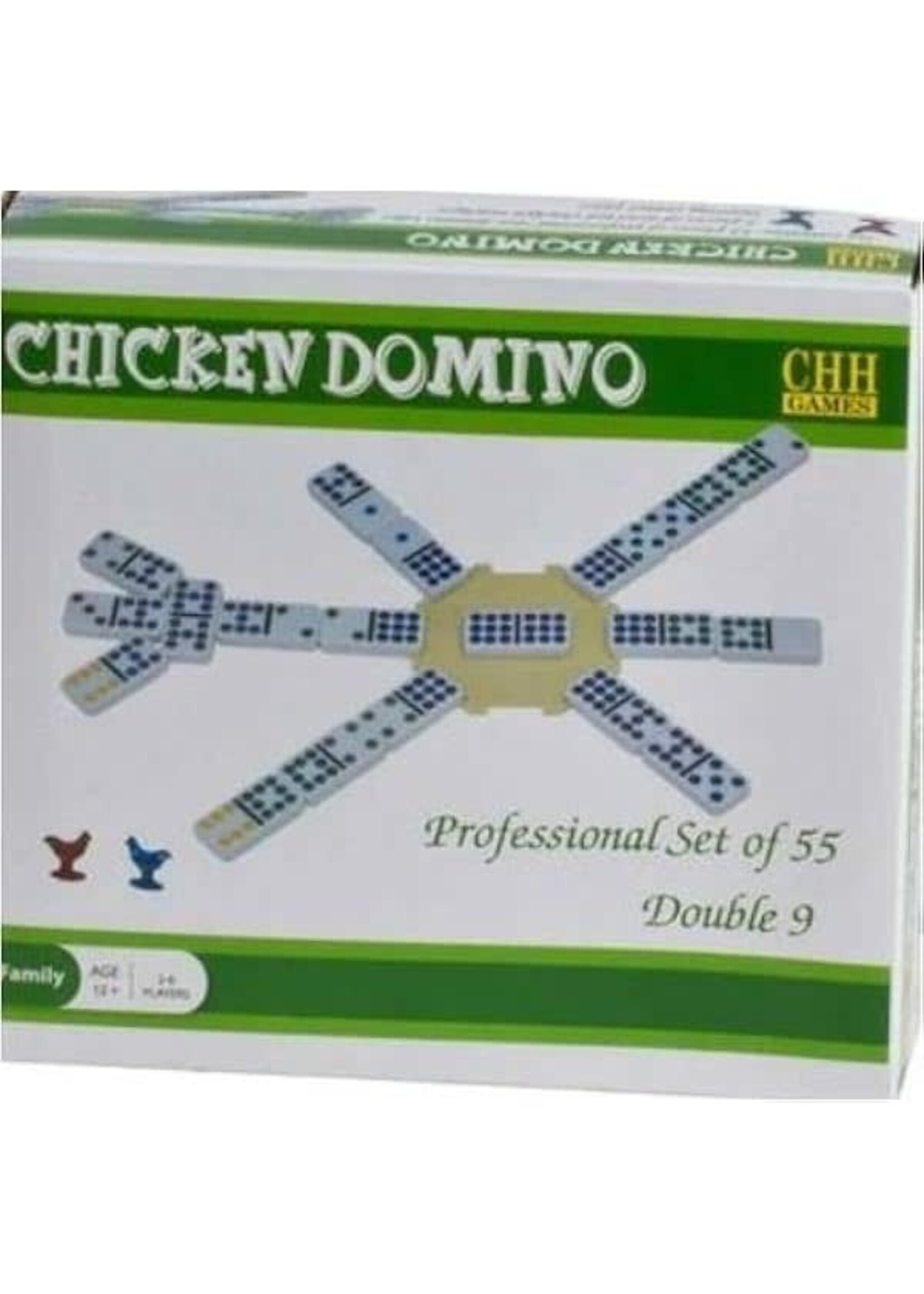 CH52099 Dominoes Double 9 Chickenfoot