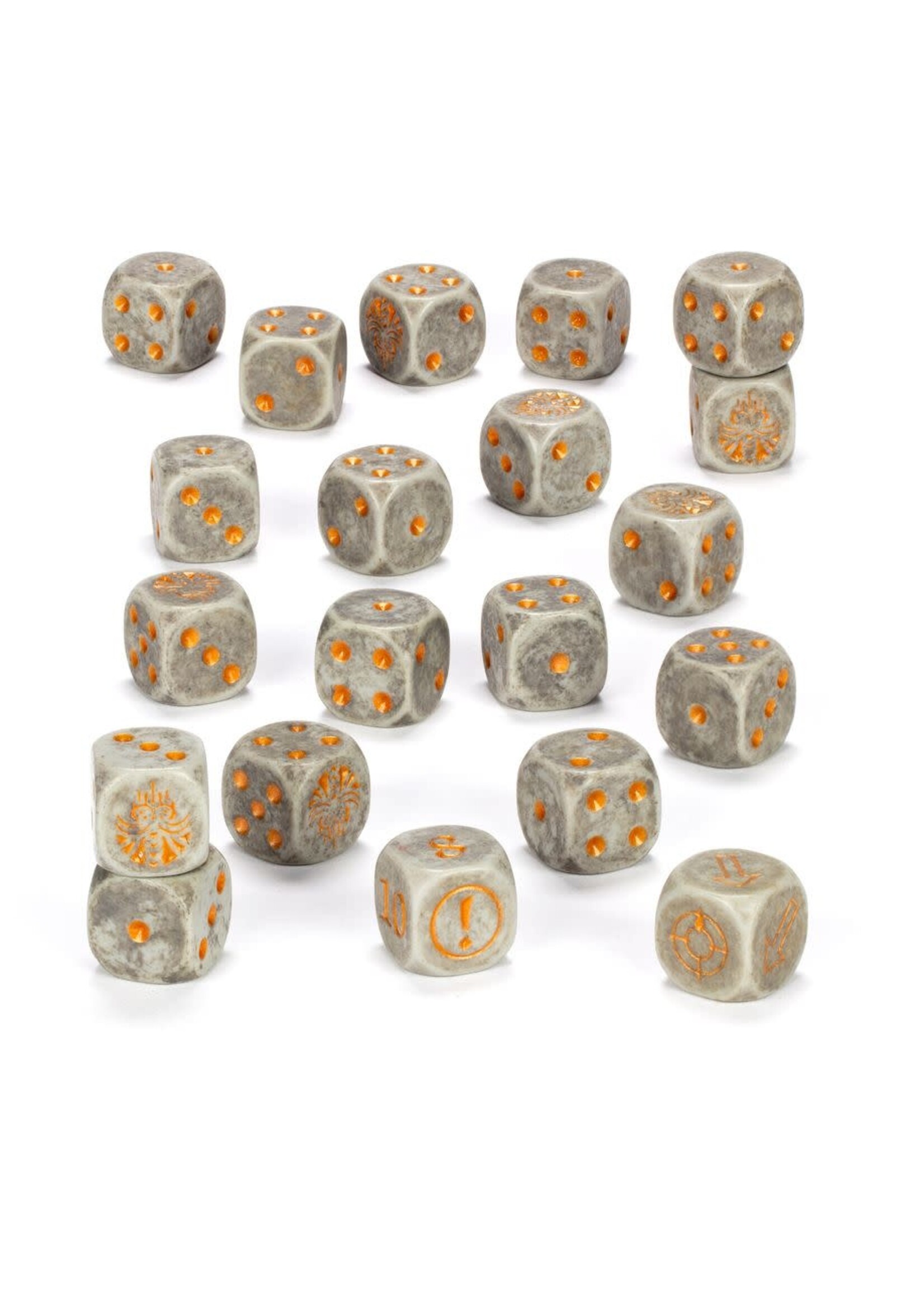 Old World Dwarfen Mountain Holds Dice Set