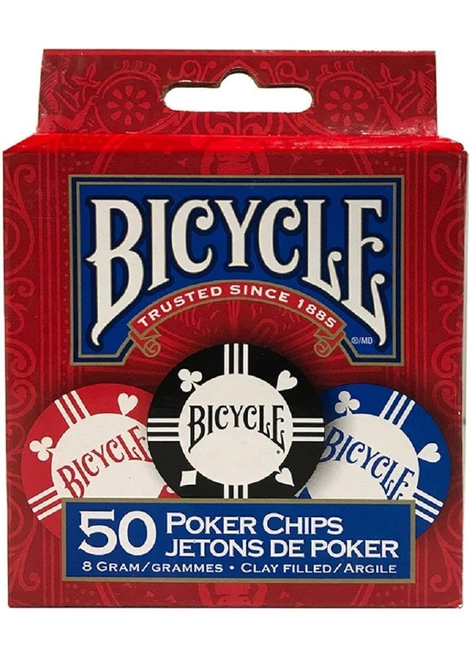 Bicycle Poker Chips 8 gram (50pc)