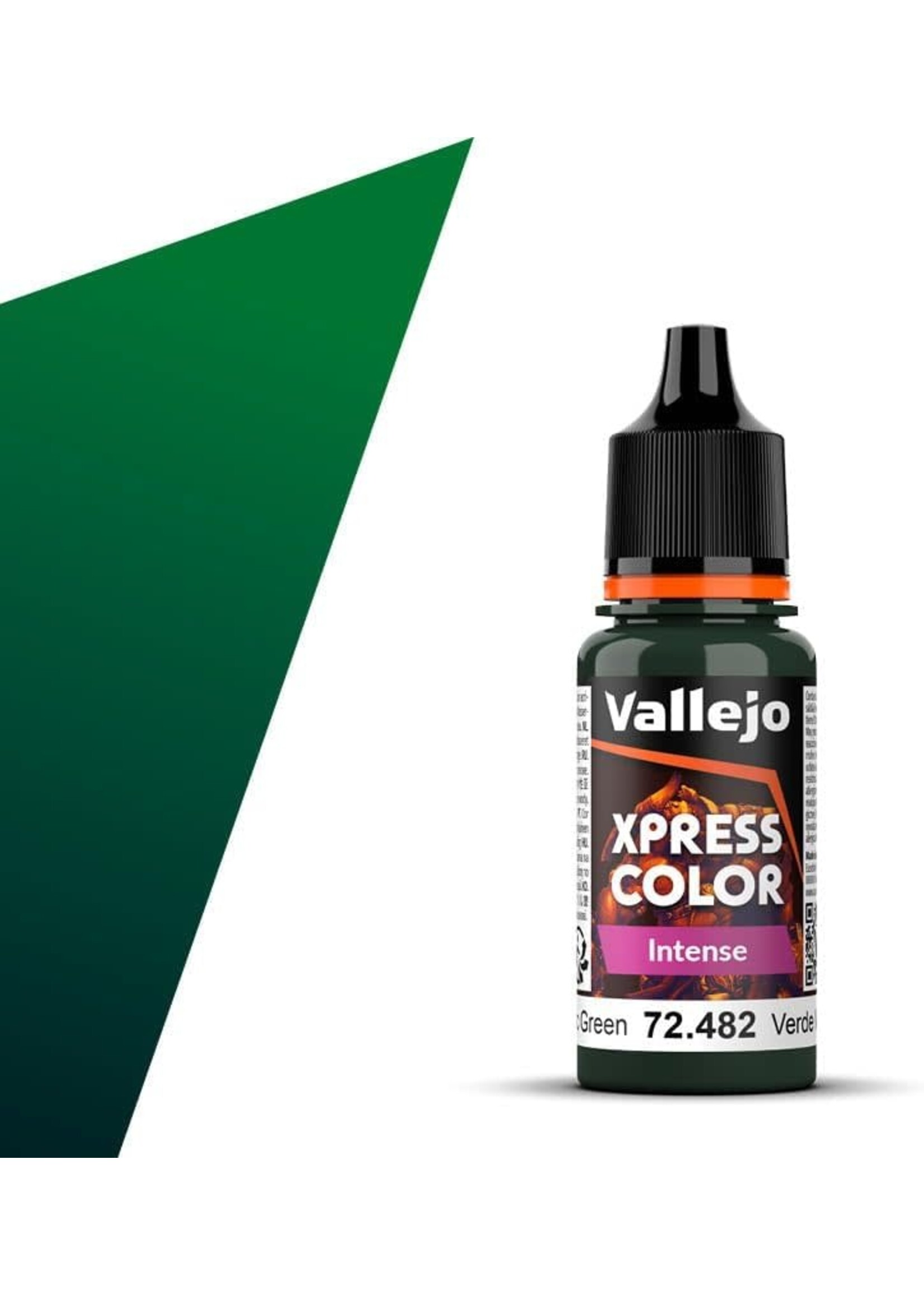 Vallejo 194VAL72482 Xpress Color Intense Monastic Green (17ml)