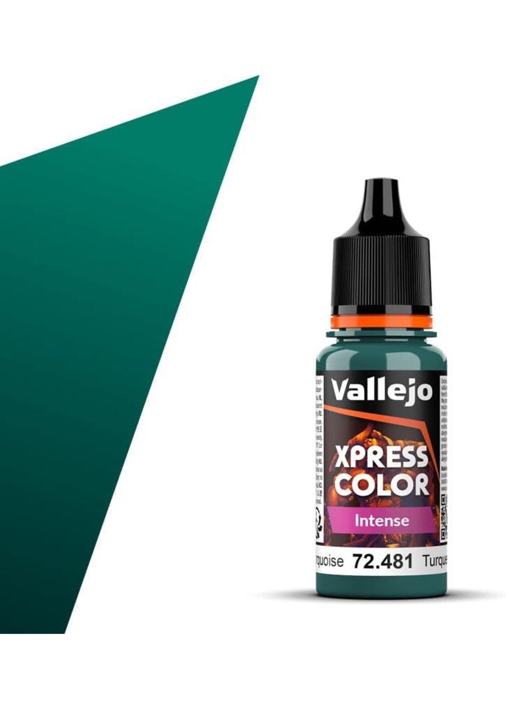 Vallejo 193VAL72481 Xpress Color Intense Heretic Turquoise (17ml)