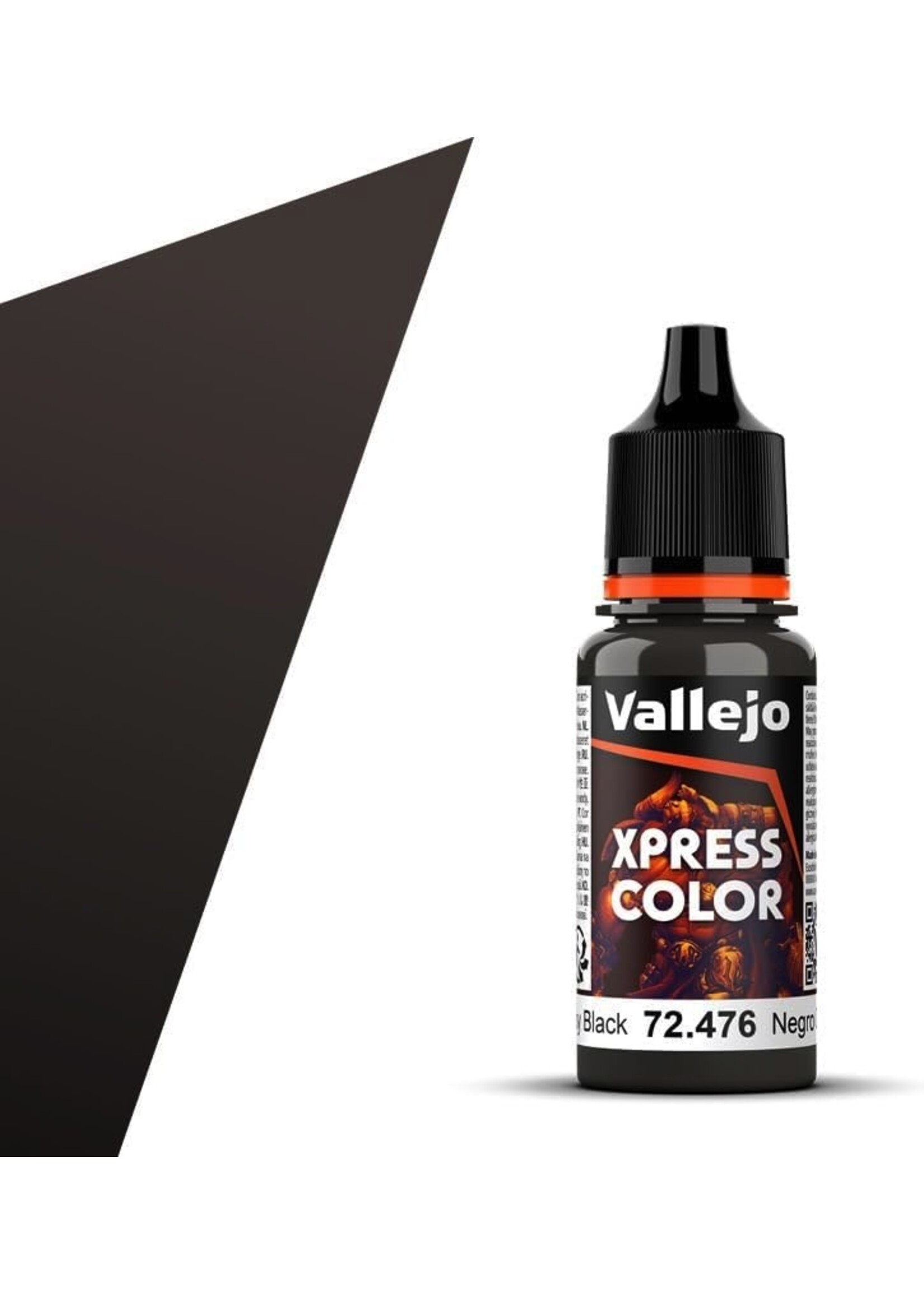 Vallejo 188VAL72476 Xpress Color Greasy Black (17ml)