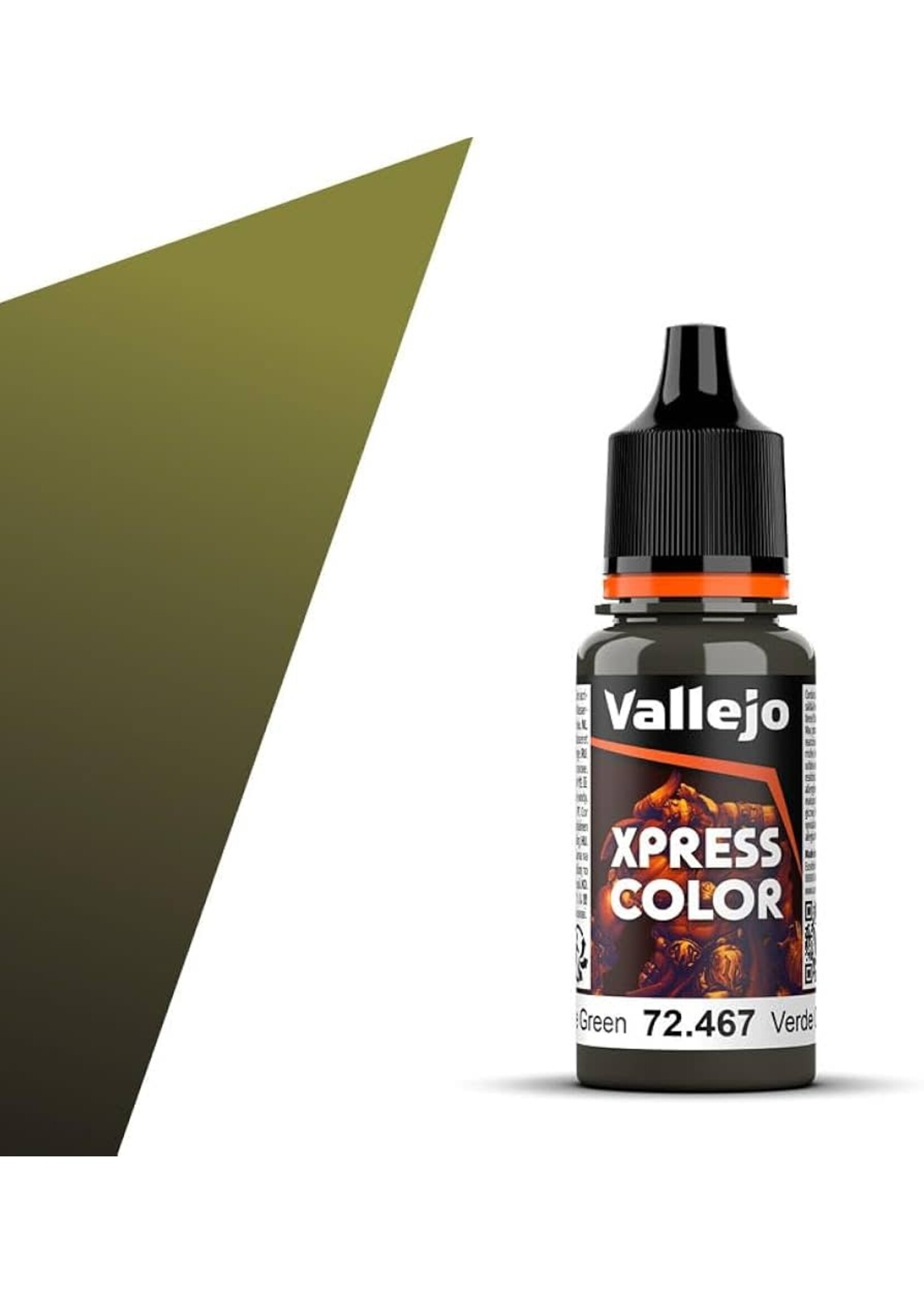 Vallejo 179VAL72467 Xpress Color Camouflage Green (17ml)