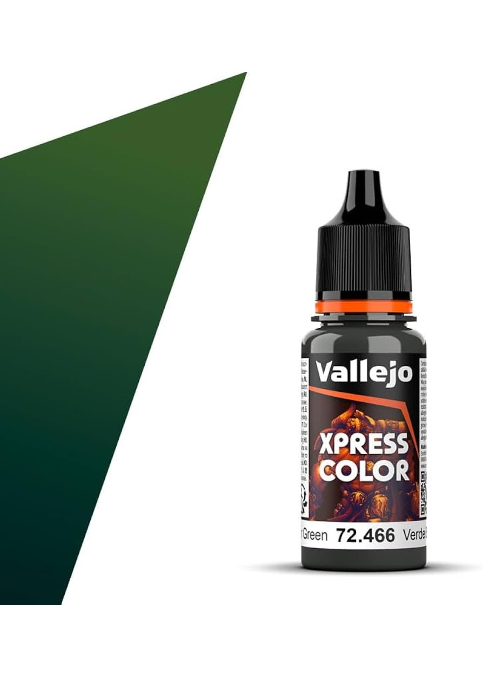 Vallejo 178VAL72466 Xpress Color Armor Green (17ml)