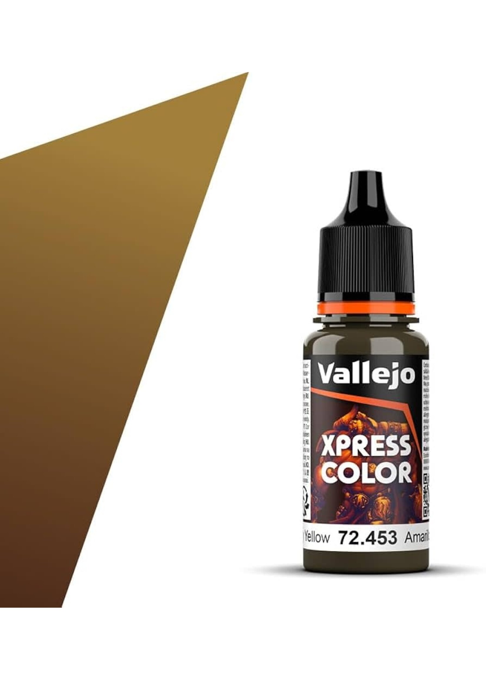 Vallejo 165VAL72453 Xpress Color Military Yellow (17ml)