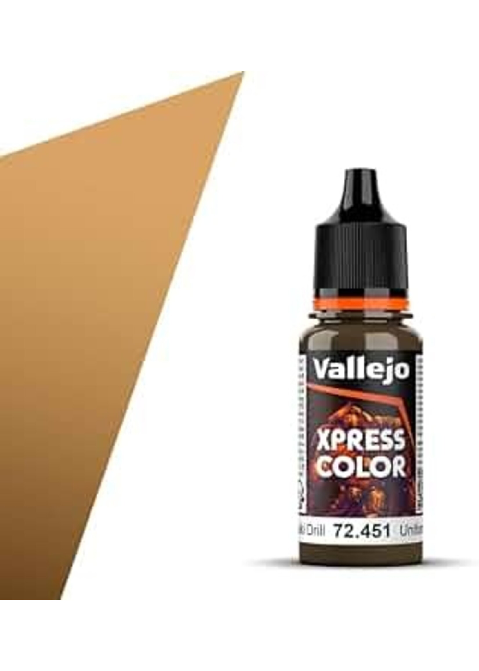 Vallejo 163VAL72451 Xpress Color Khaki Drill (17ml)