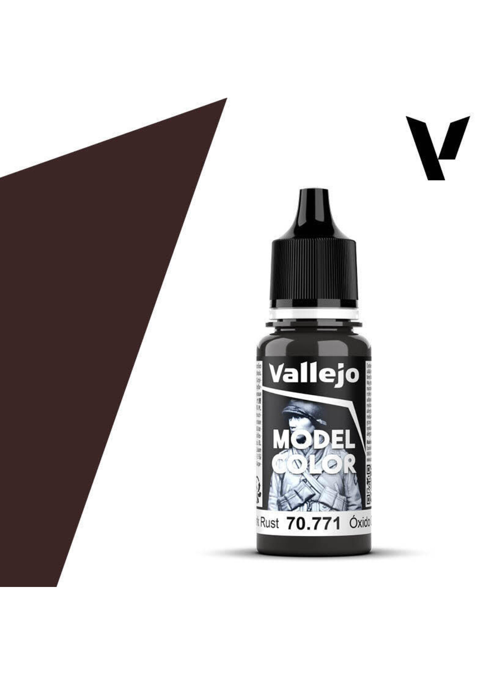Vallejo 156VAL70771 Model Color Dark Rust (17ml)