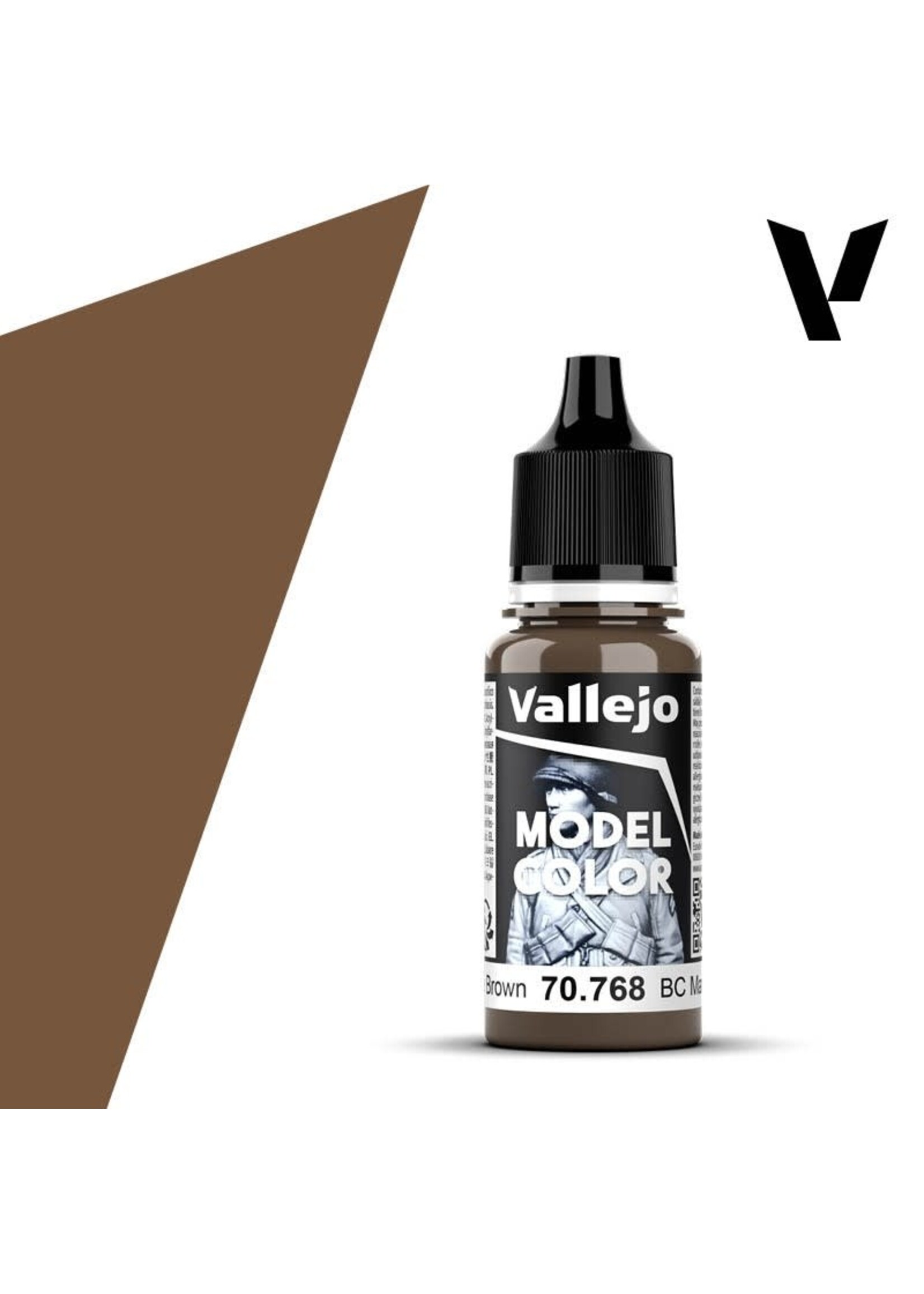 Vallejo VAL70768 Model Color BC Dark Brown (17ml)
