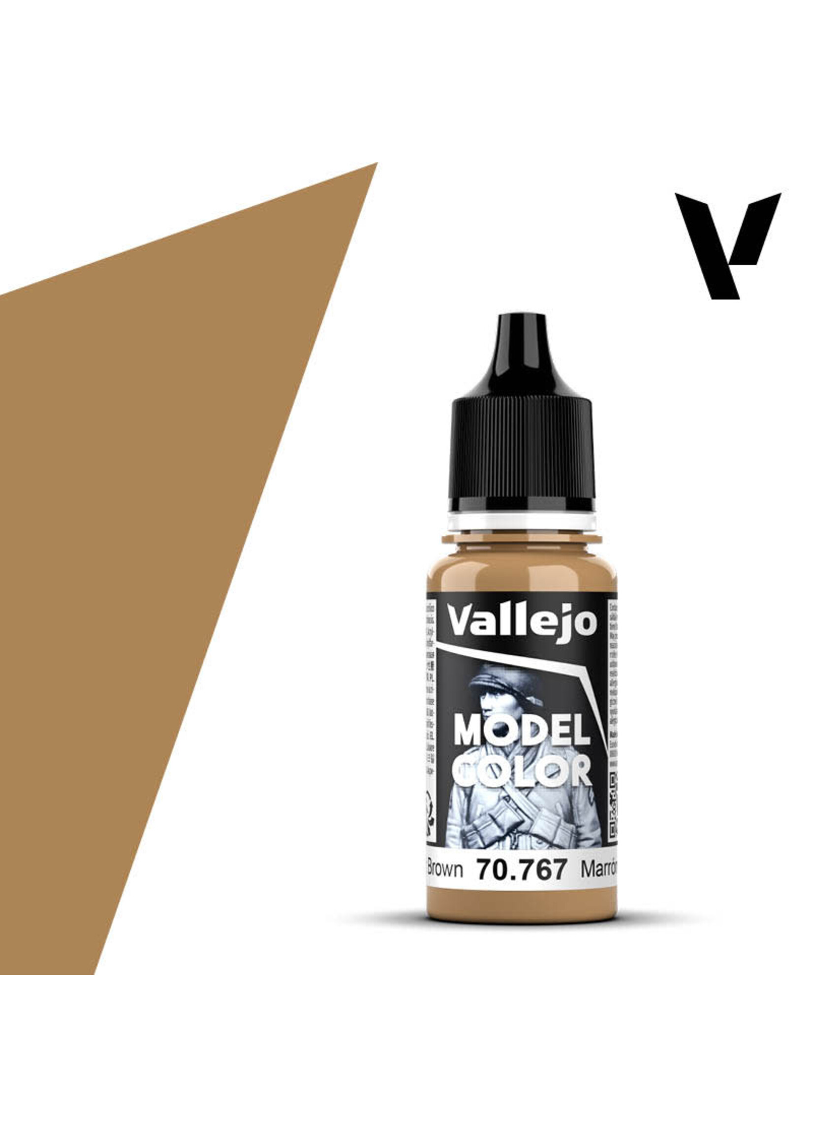 Vallejo 138VAL70767 Model Color Desert Brown (17ml)