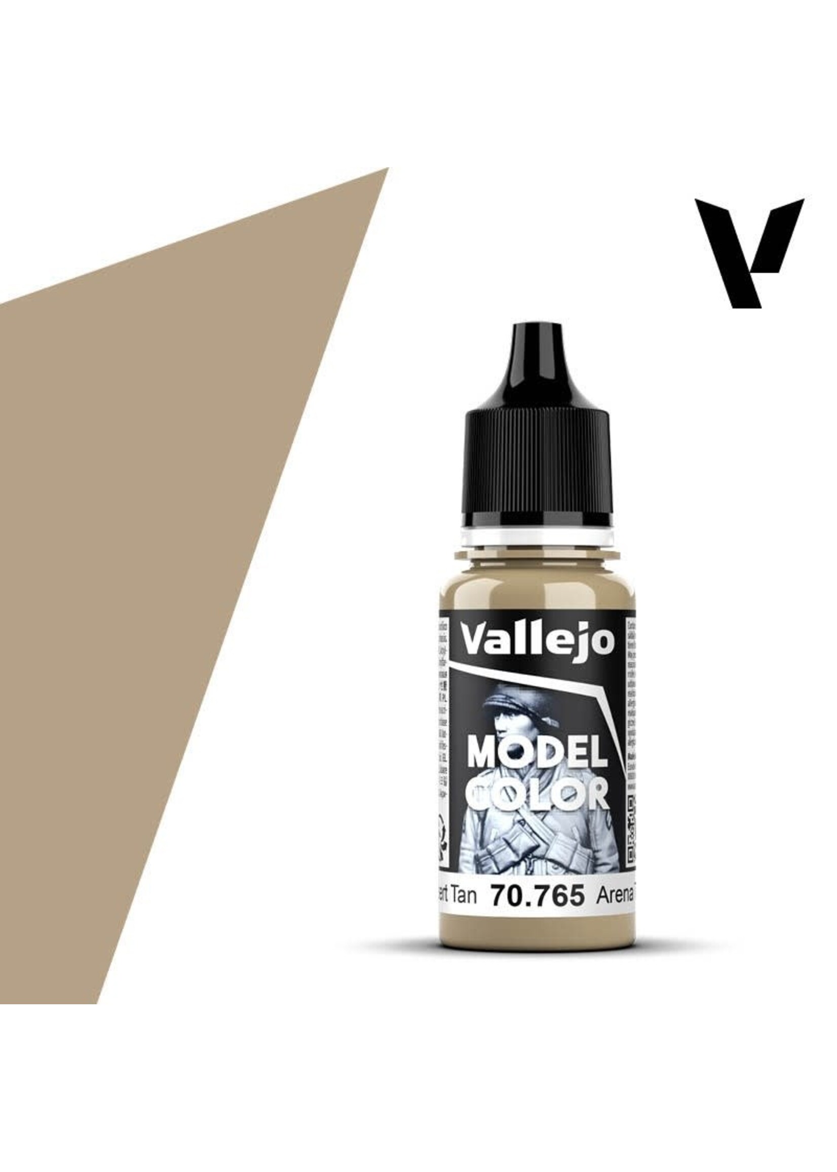 Vallejo VAL70765 Model Color Desert Tan (17ml)