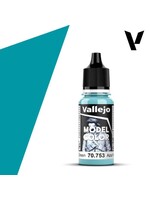Vallejo 068VAL70753 Model Color Light Blue Green (17ml)