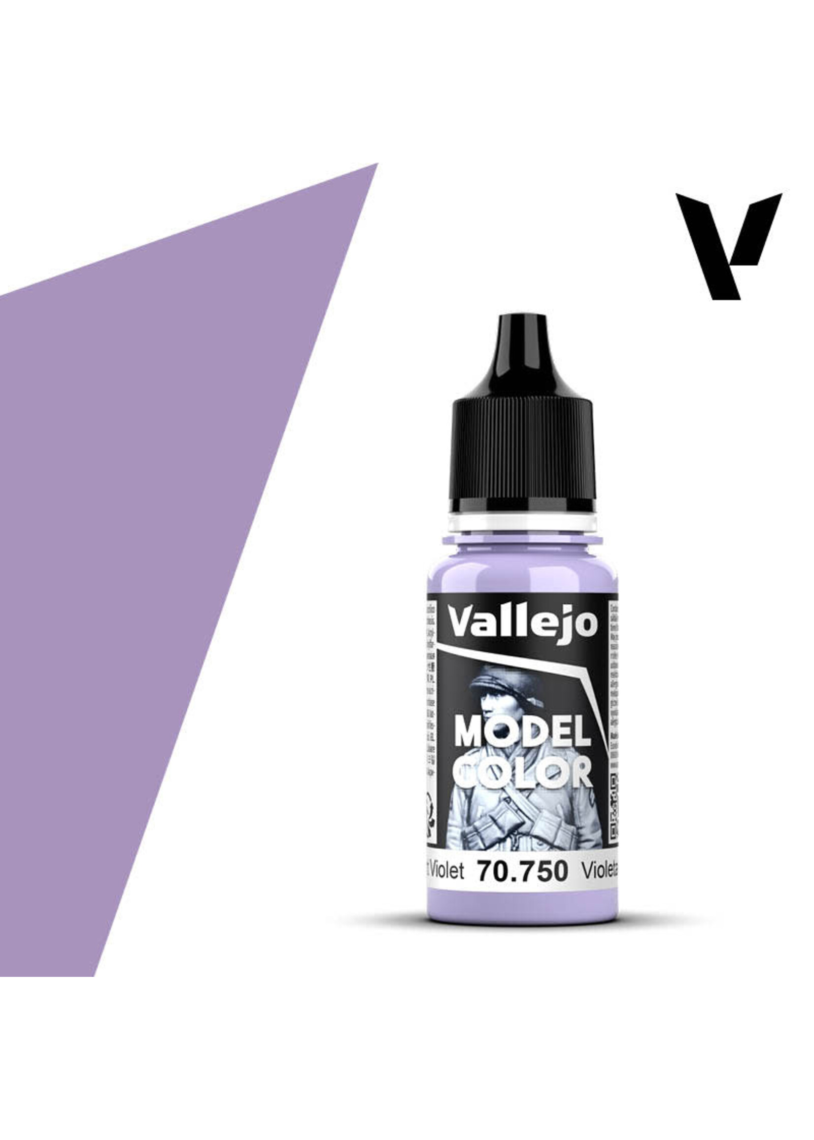 Vallejo 050VAL70750 Model Color Light Violet (17ml)