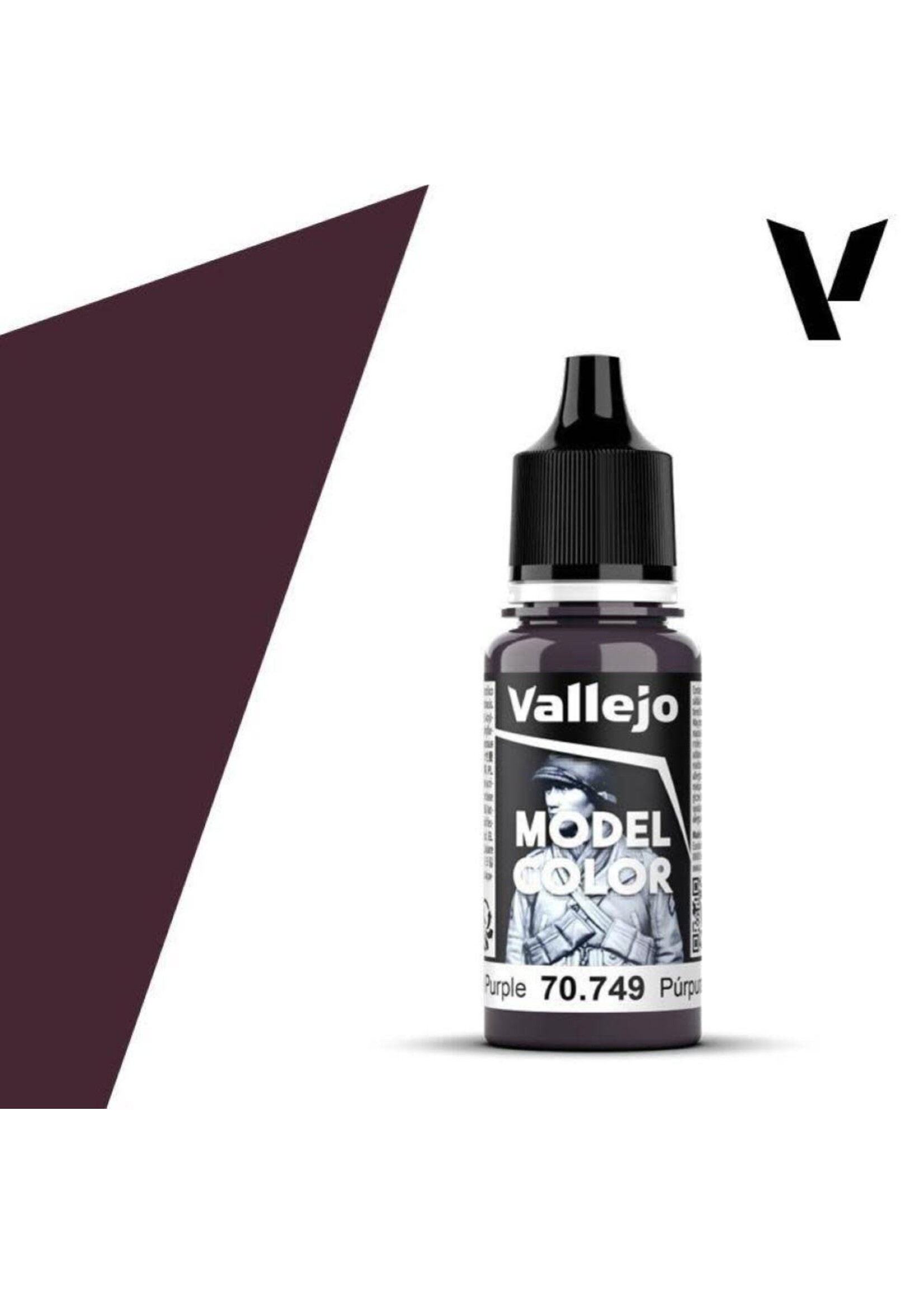 Vallejo VAL70749 Model Color Dark Purple (17ml)