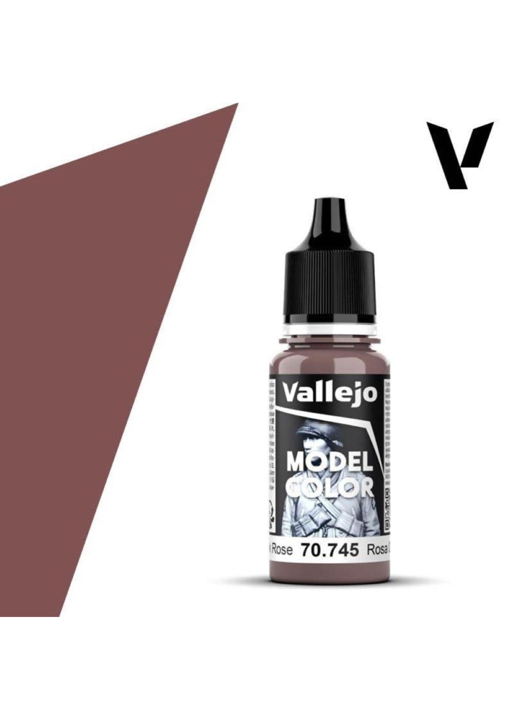 Vallejo 011VAL70745 Model Color Dark Rose (17ml)