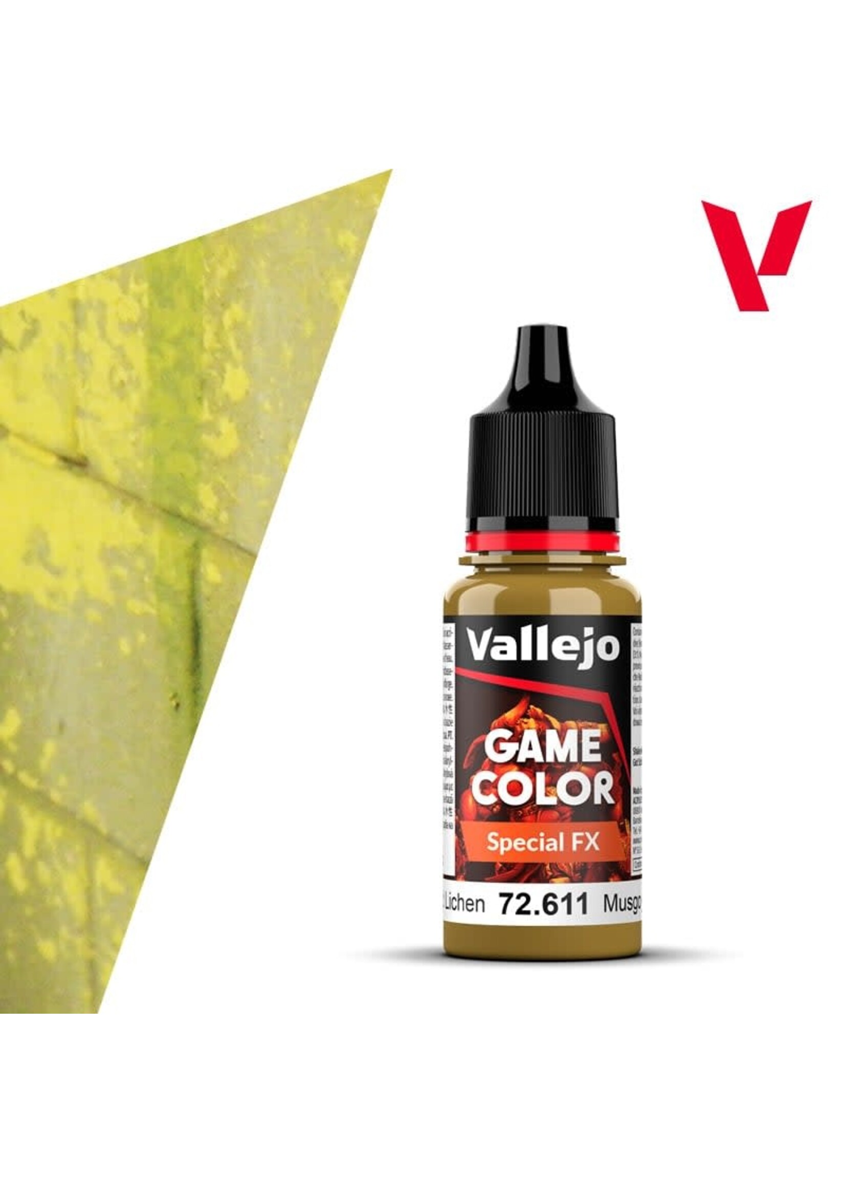Vallejo 100VAL72611 Game Color Special FX Moss & Lichen (17ml)