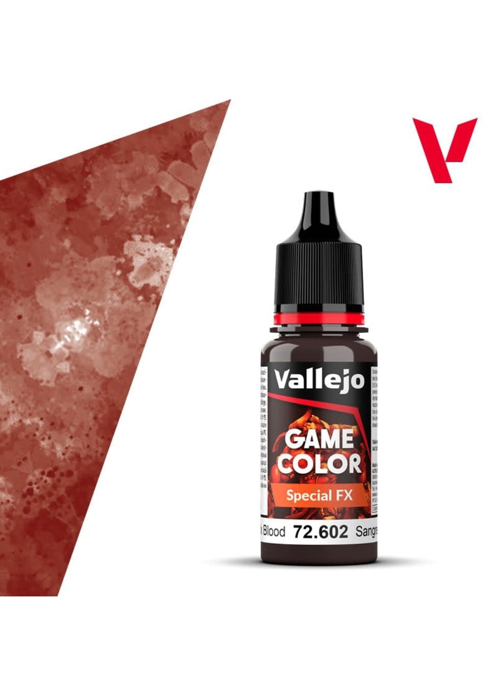 Vallejo 091VAL72602 Game Color Special FX Thick Blood (17ml)
