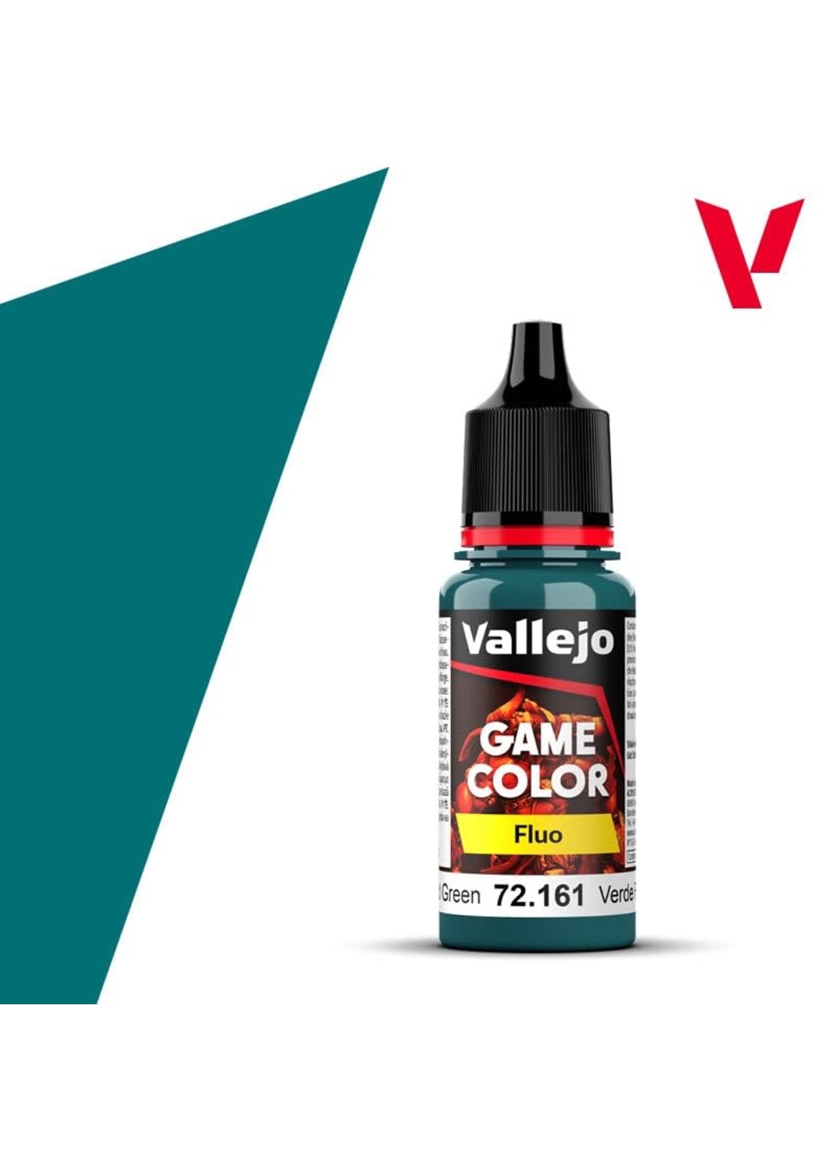 Vallejo VAL72161 Game Color Flourescent Cold Green (17ml)
