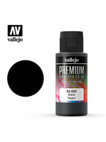 Vallejo VAL62020 Black Premium Primer Airbrush (60ml)