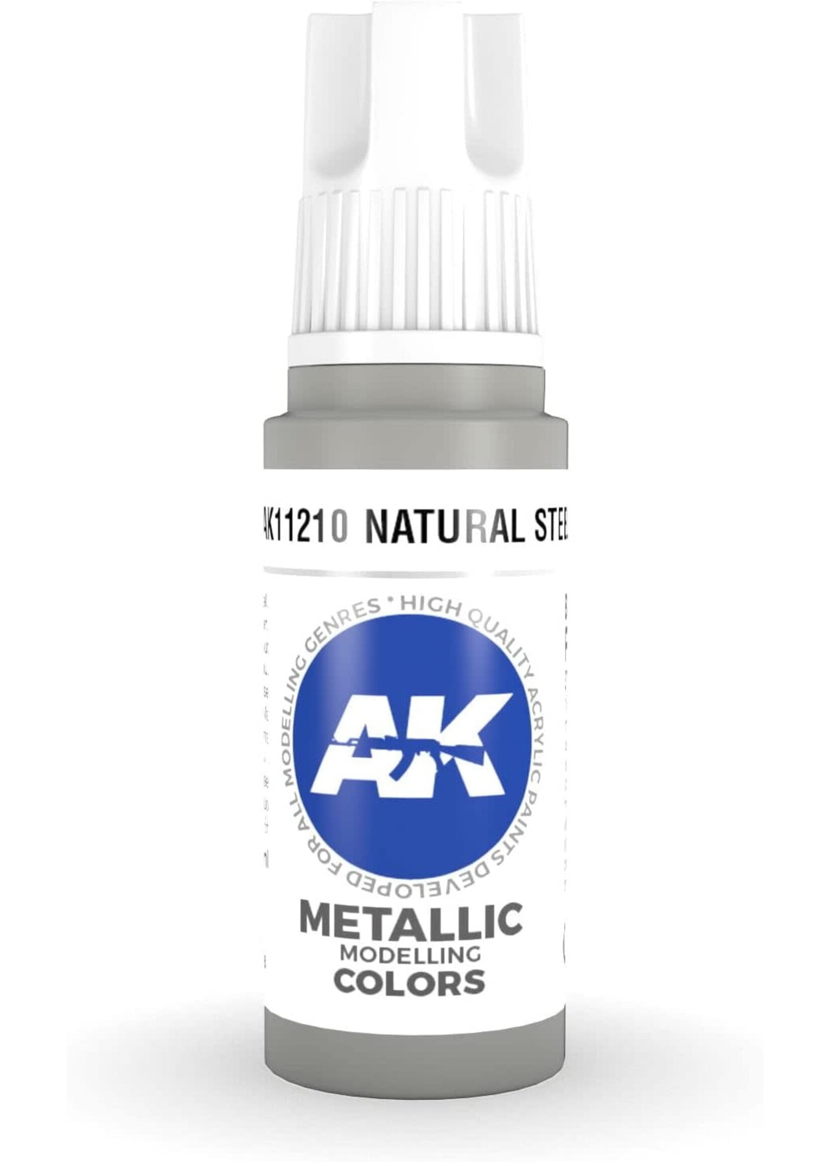 AK Interactive AK-11210 Natural Steel (17ml)
