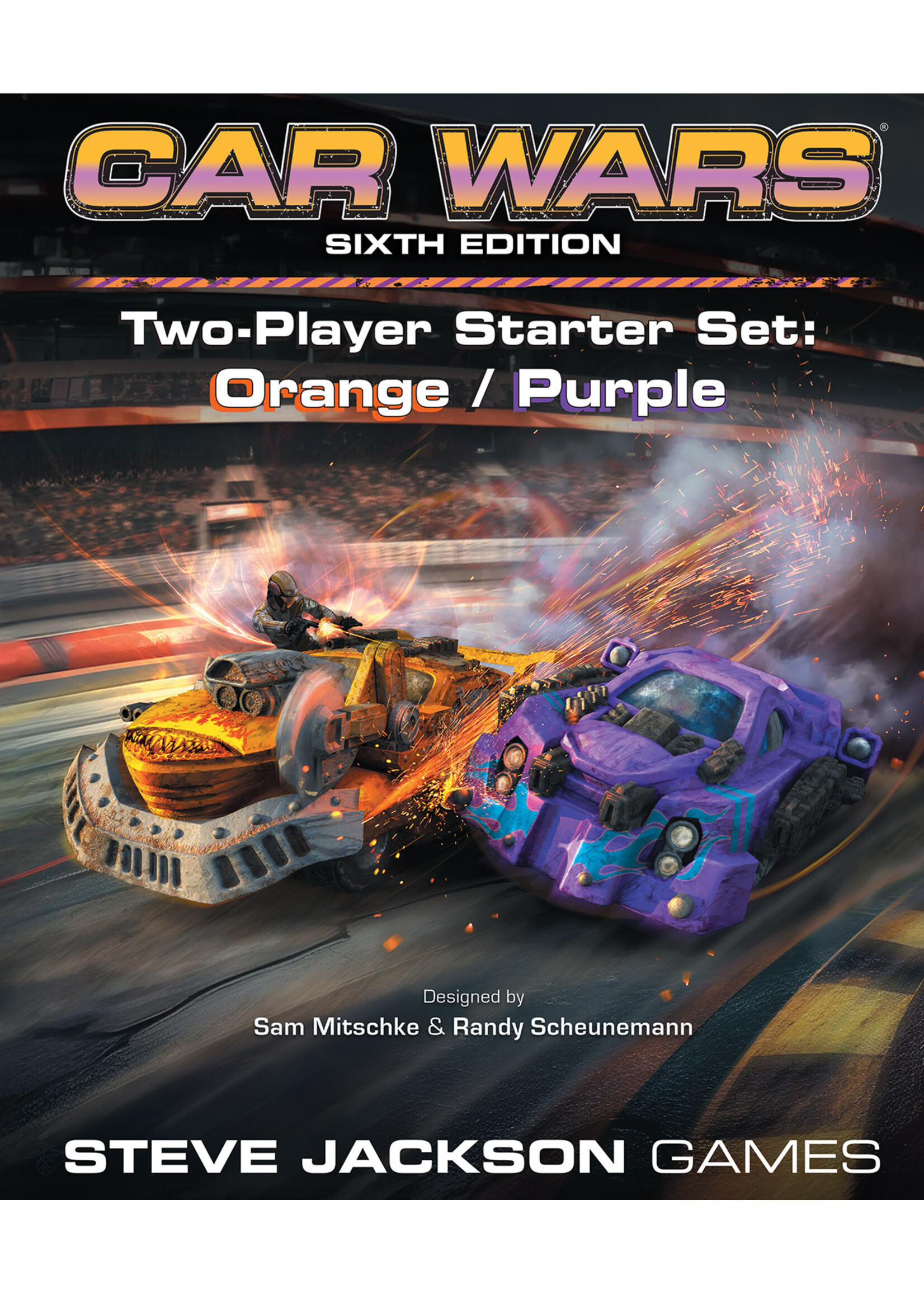 Car Wars 6E 2 Player Starter Set Orange & Purple