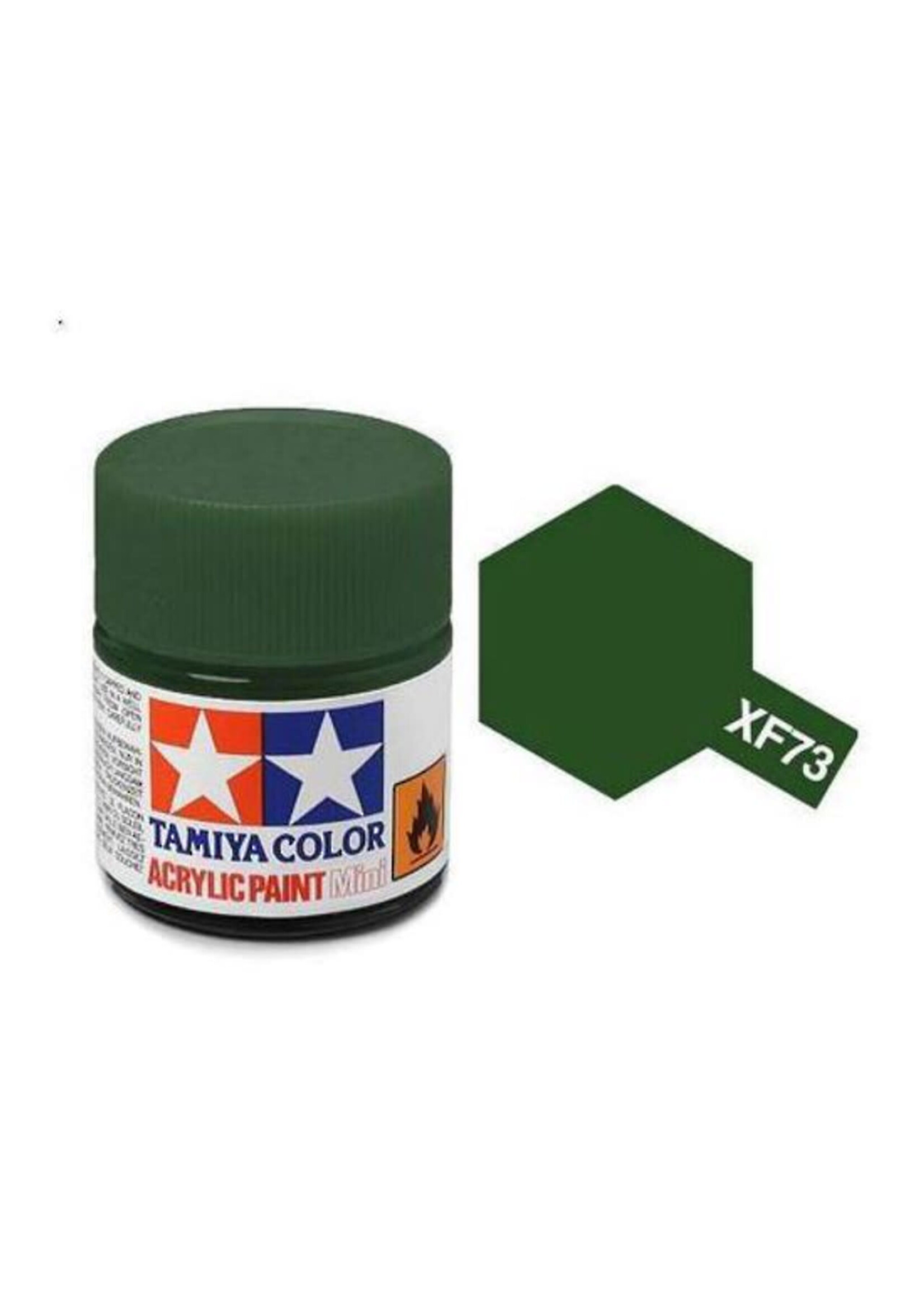 Tamiya TAMXF73 Flat Dk Green JGSDF (10ml)