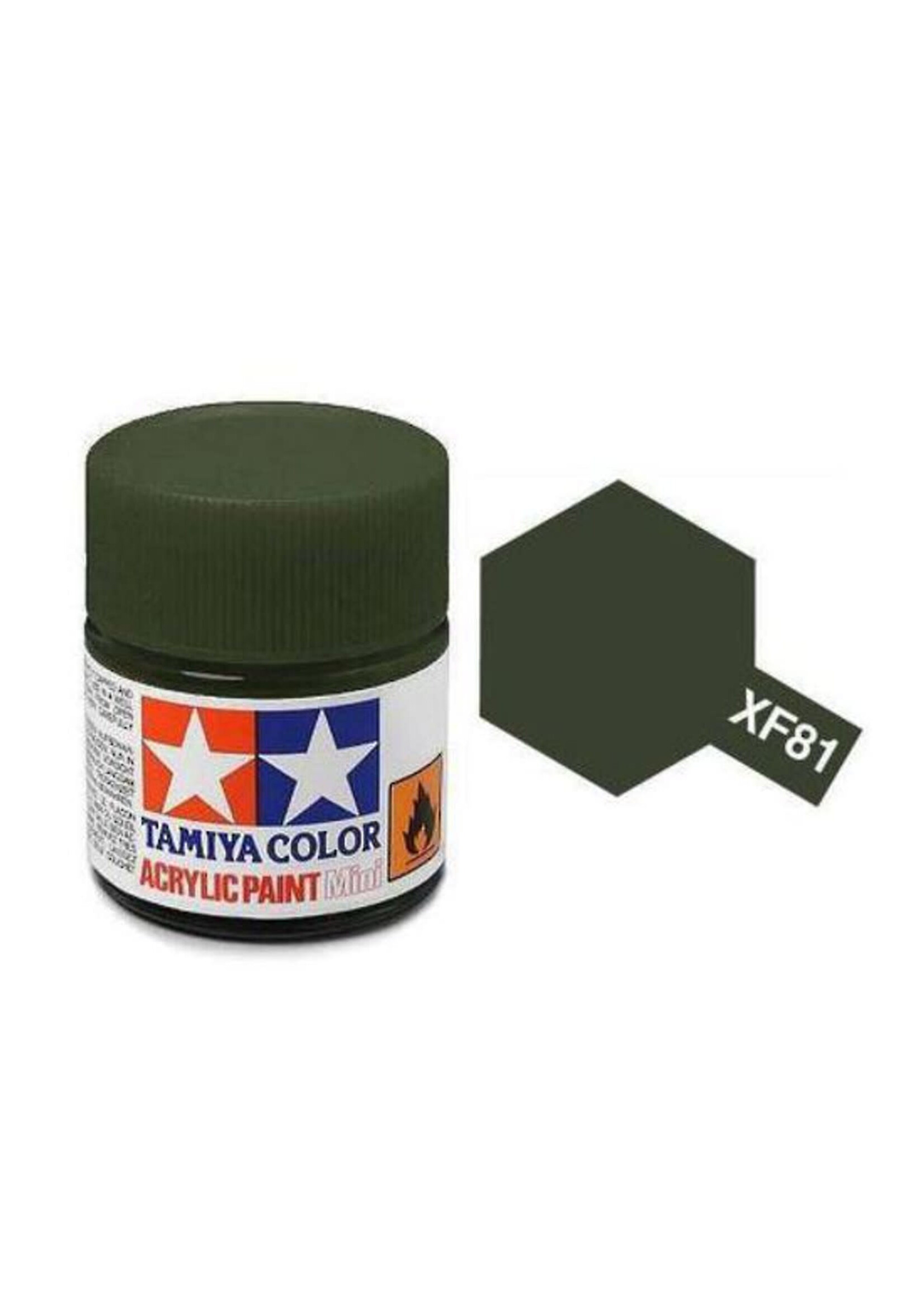 Tamiya TAMXF81 Flat Dark Green 2 RAF (10ml)