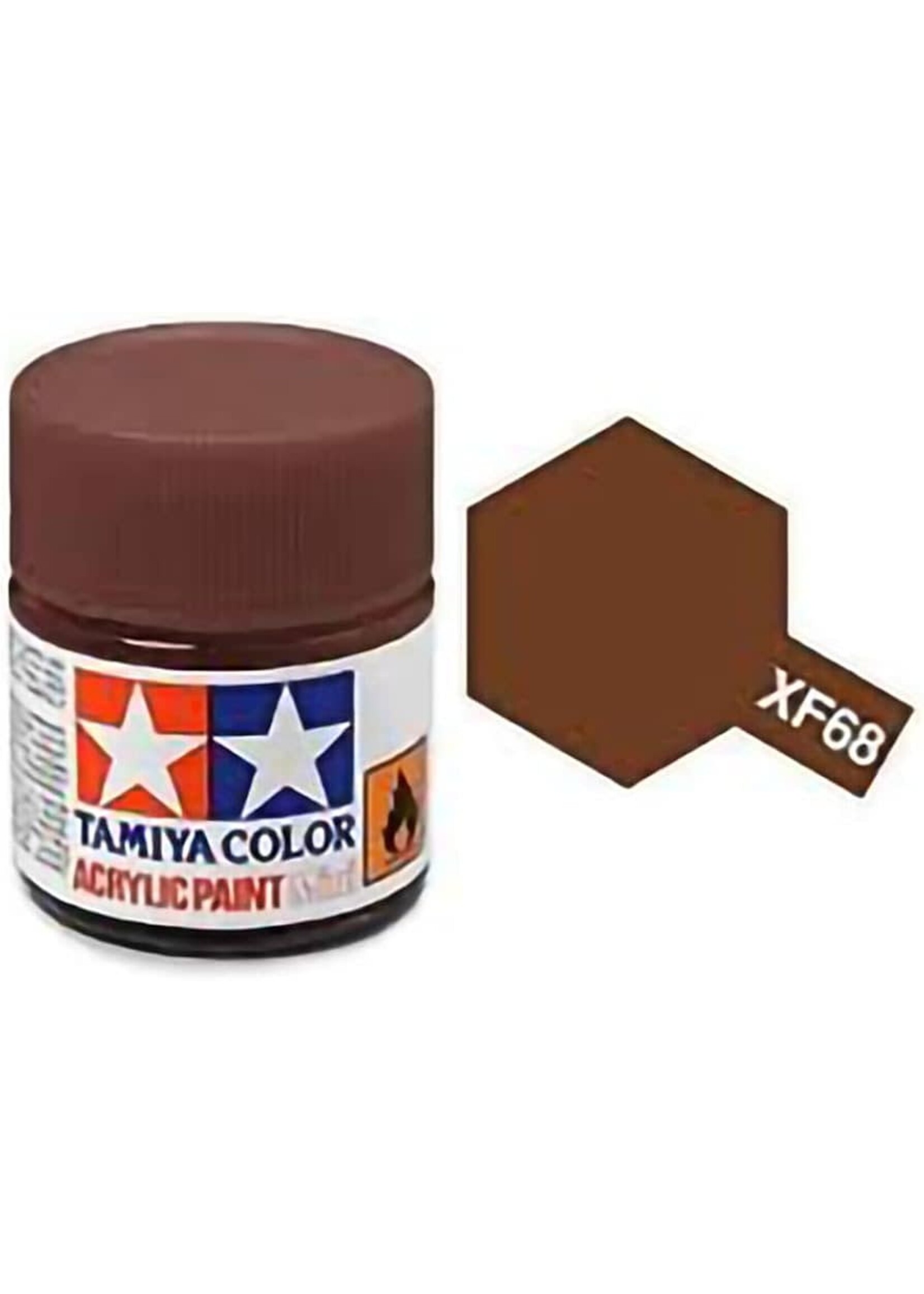 Tamiya TAMXF68 Flat NATO Brown (10ml)