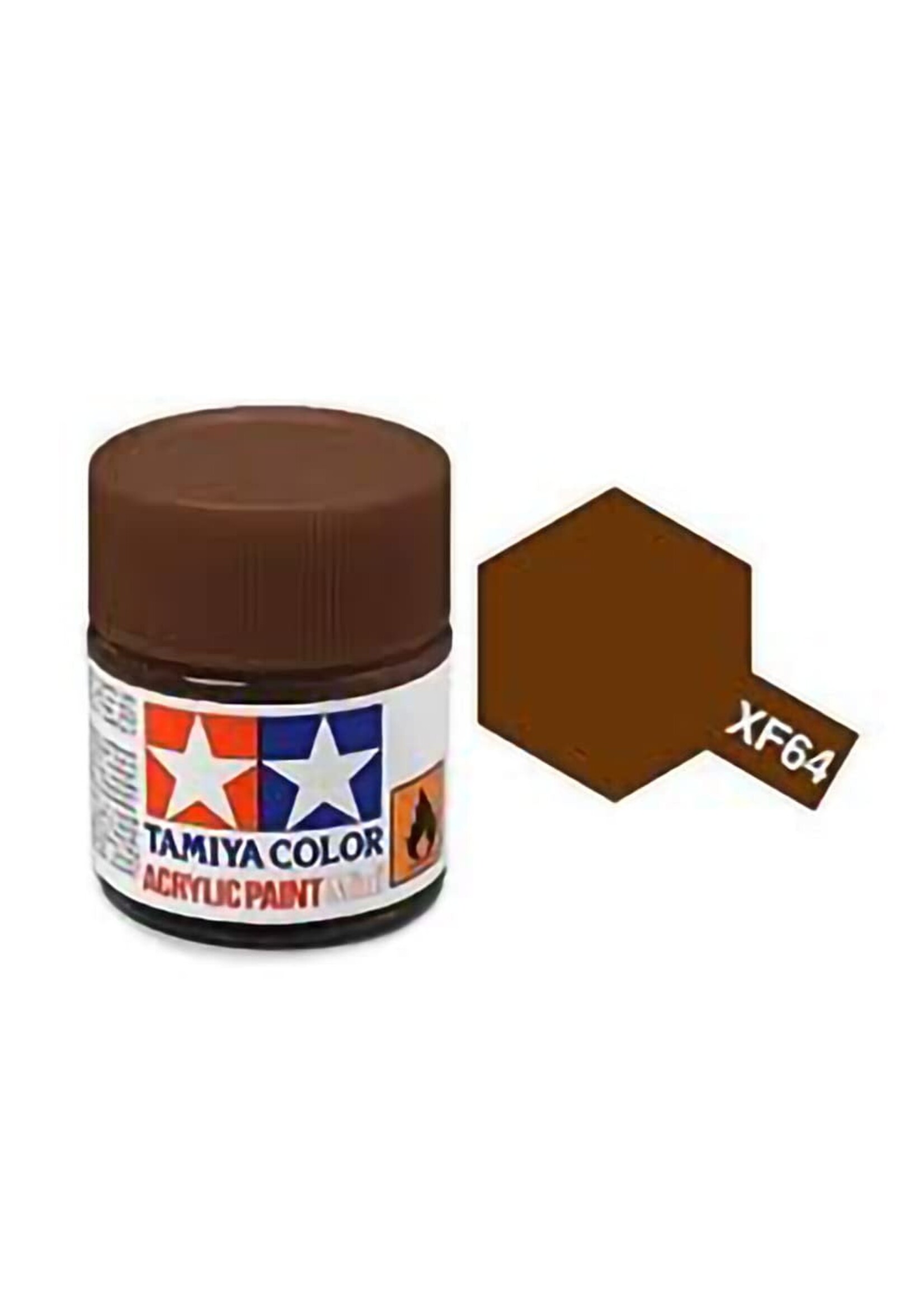 Tamiya TAMXF64 Flat Red Brown (10ml)