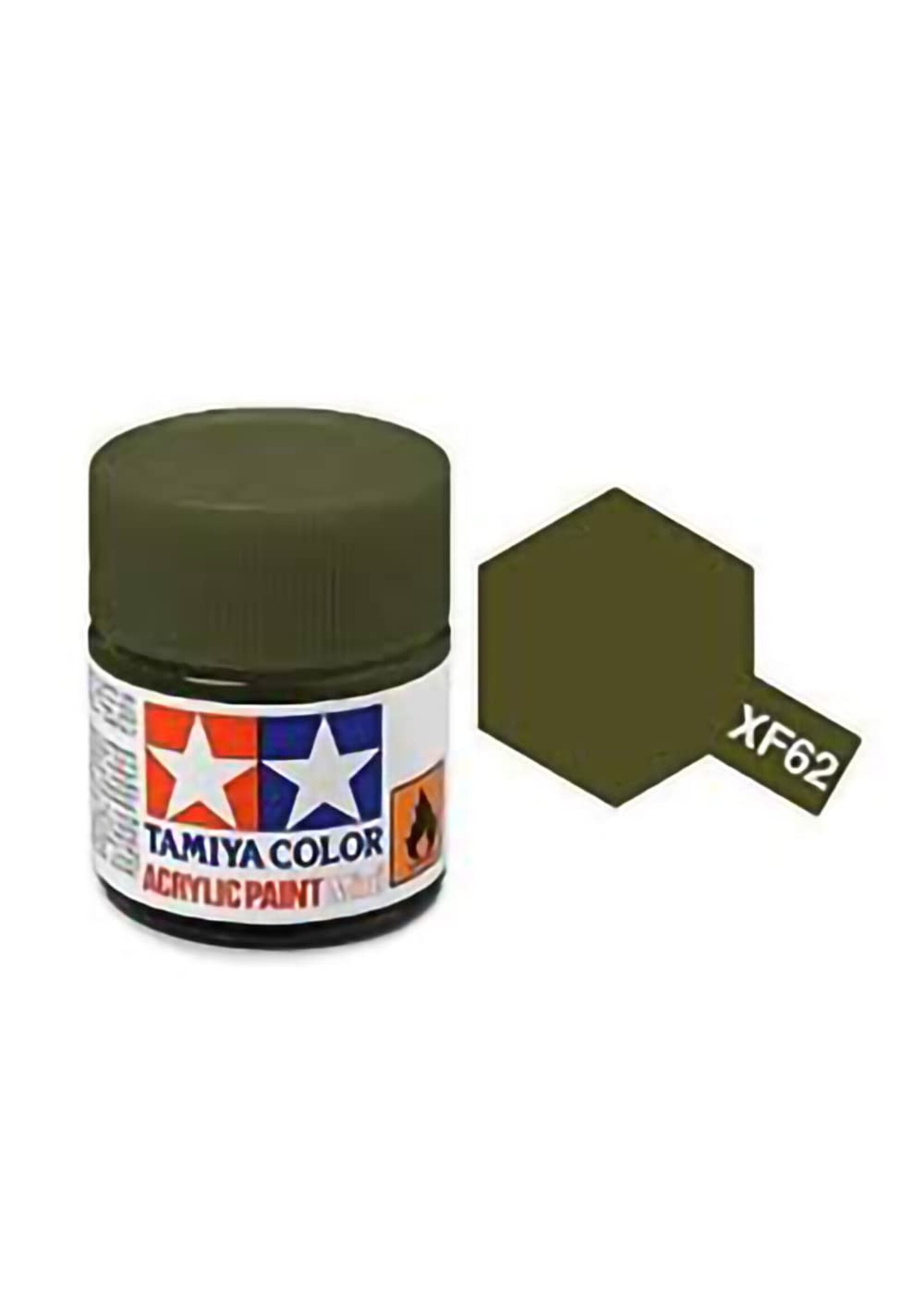 Tamiya TAMXF62 Flat Olive Drab (10ml)