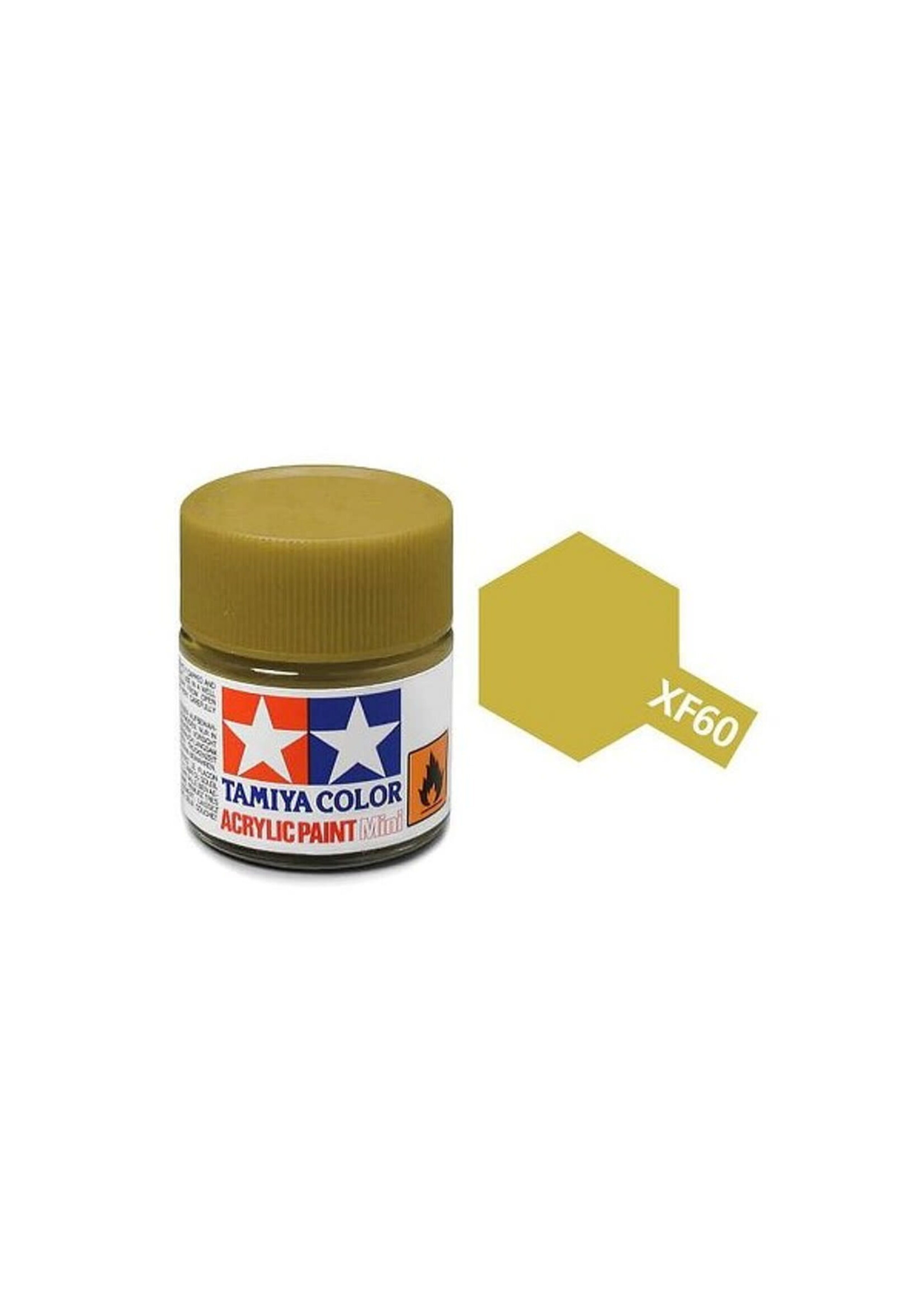 Tamiya TAMXF60 Flat Dark Yellow (10ml)